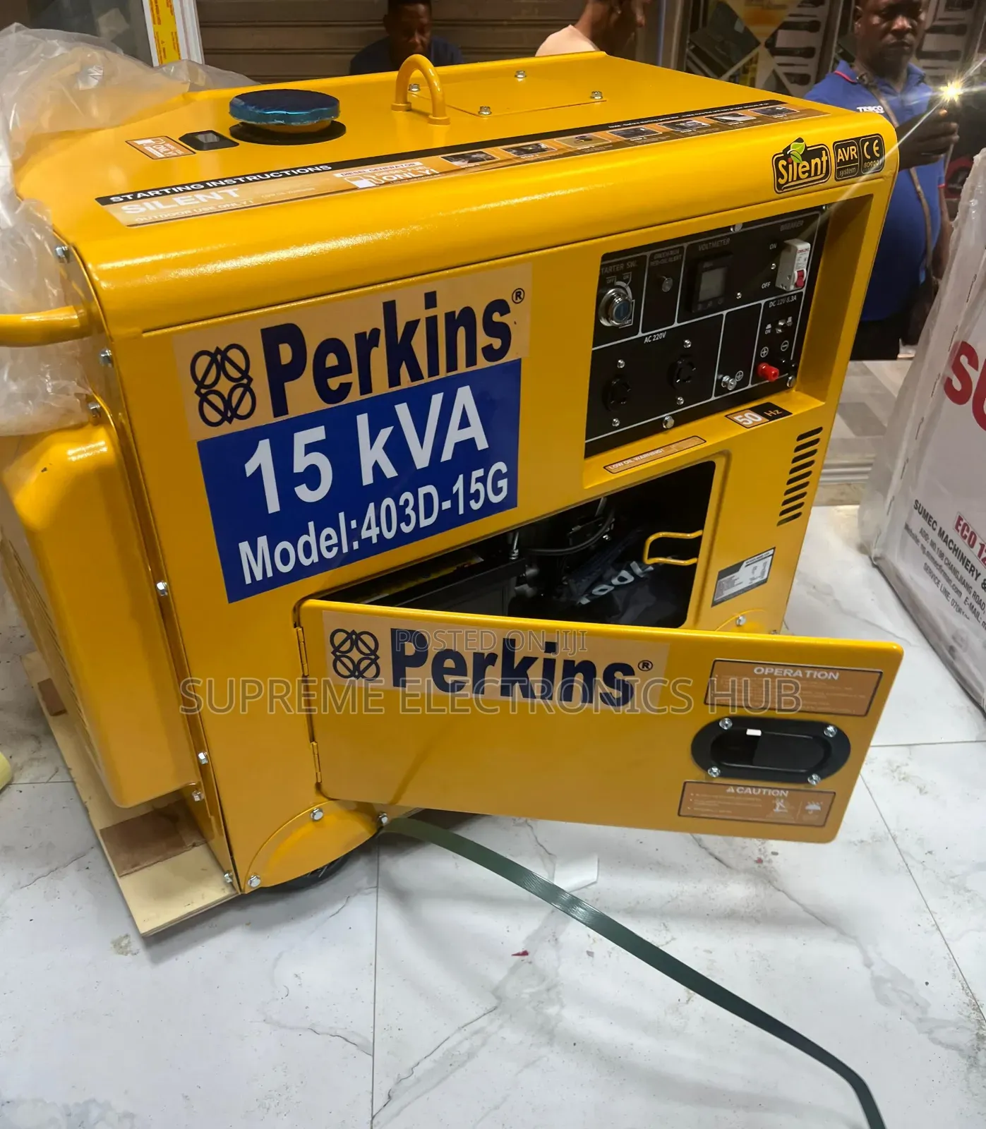 Perkins England SP-15kva Diesel Air Cool Soundproof Generator Set