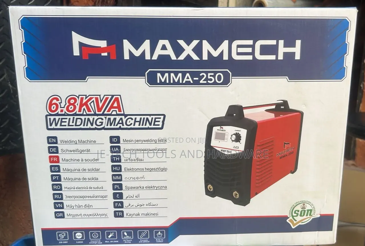 Maxmech MMA-300 Inverter Welding Machine With a Power Rating of 7.8KVA
