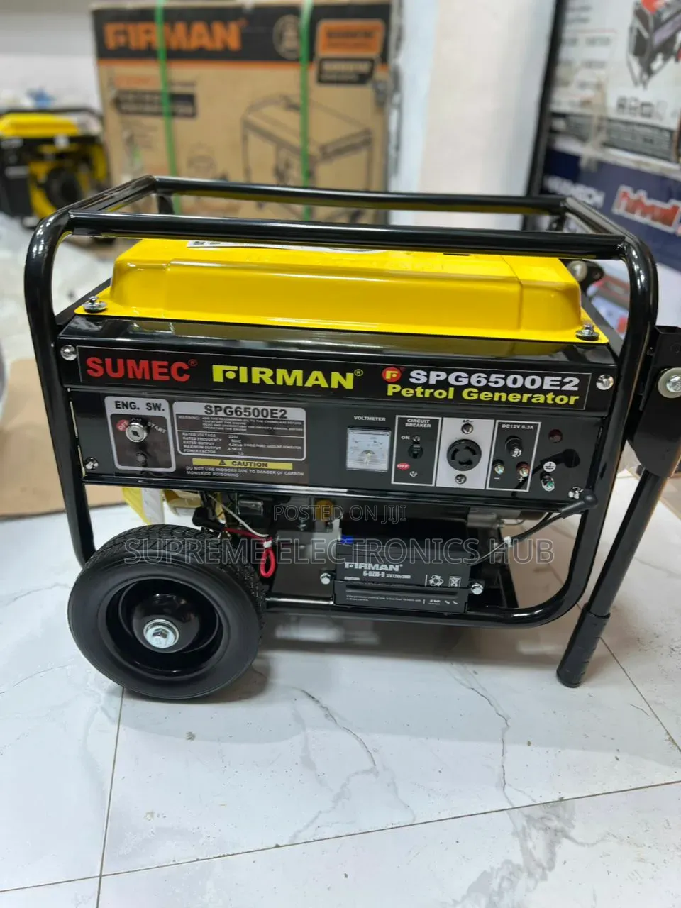New & Original Sumec Firman SPG6500E2 4.5kw Key Start Petrol Generator
