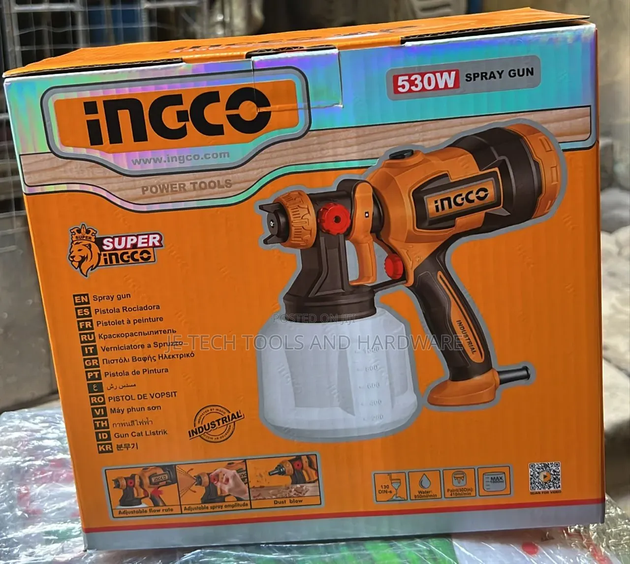 Ingco SPG4506 530W Electric Spray Gun 1000ml