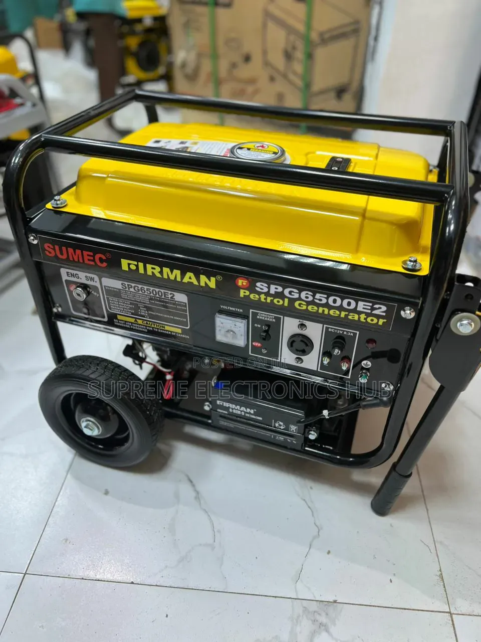 SPG6500E2 Sumec Firman 4.5kva Key Start Generator With 1 Year Warranty