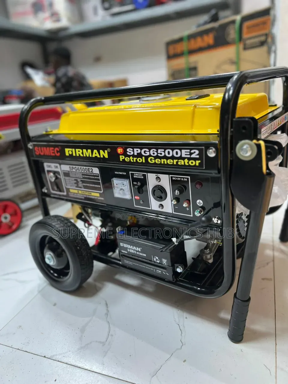 SPG6500E2 Sumec Firman 4.5kva Key Start Generator With 1 Year Warranty