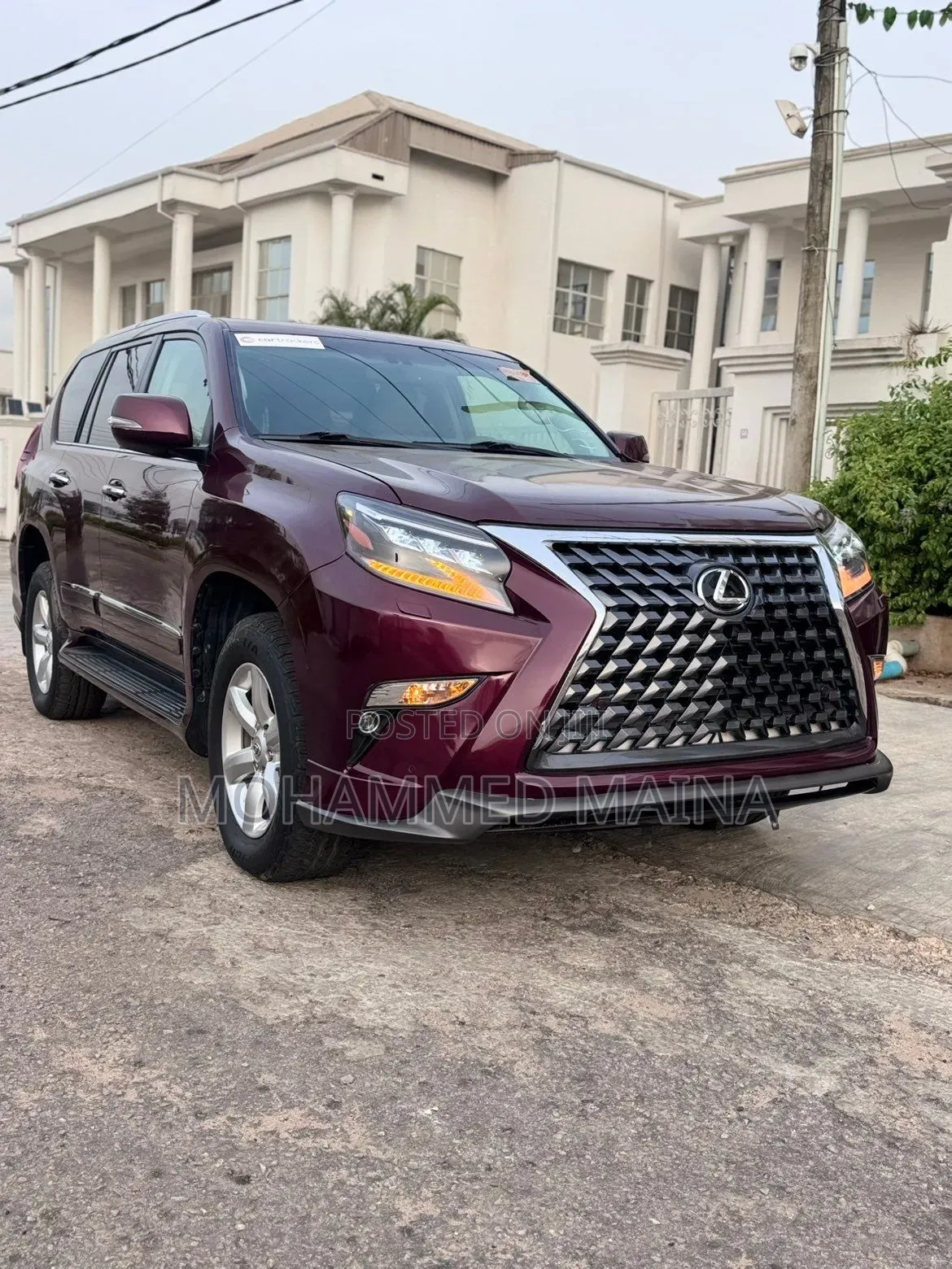 Lexus GX 2012 Maroon