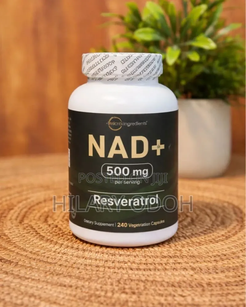 Micro Ingredients NAD+ 500mg and Resveratrol 240 Capsules