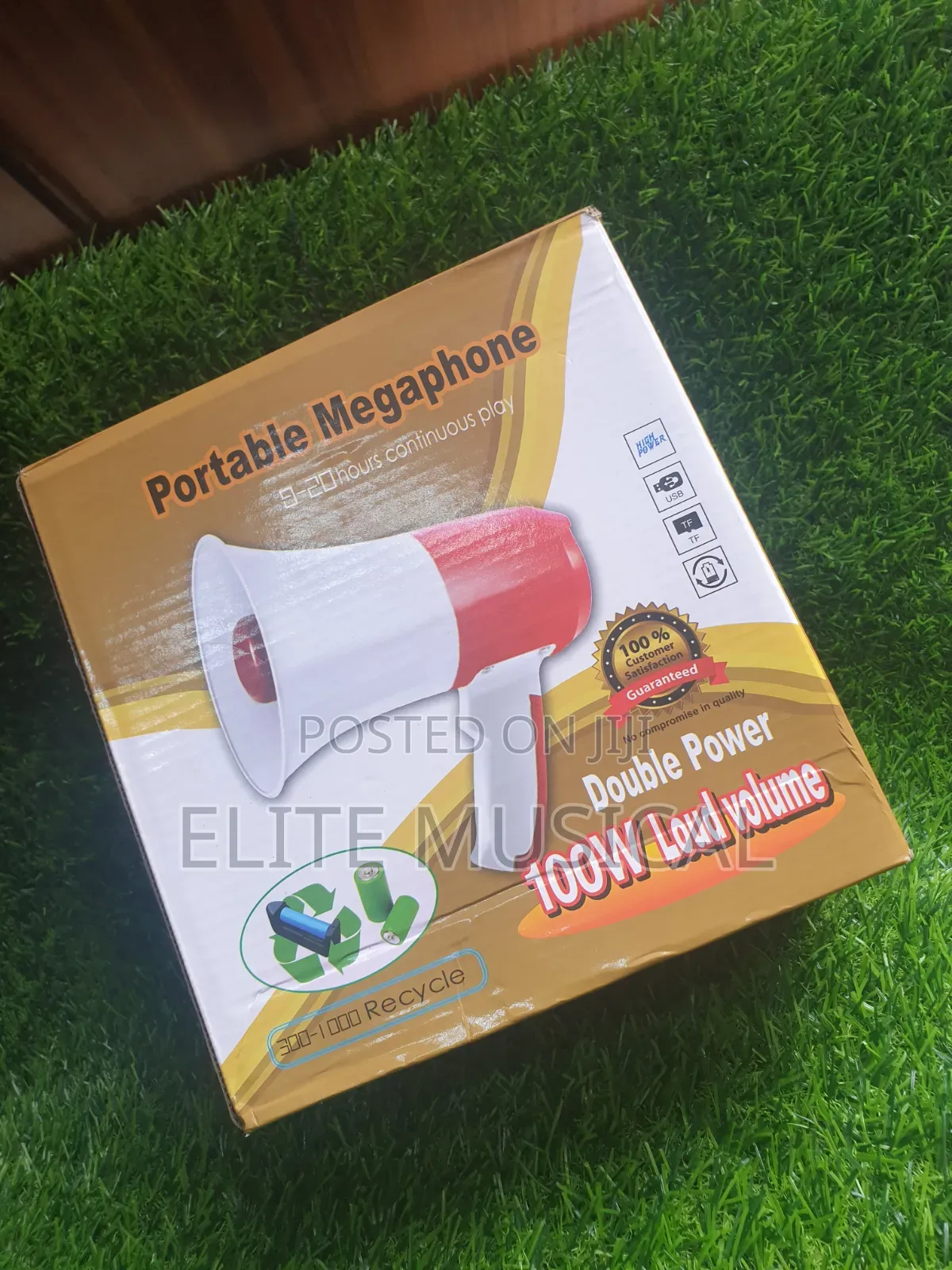 Double Power Portable Megaphone 100 Loud Volume