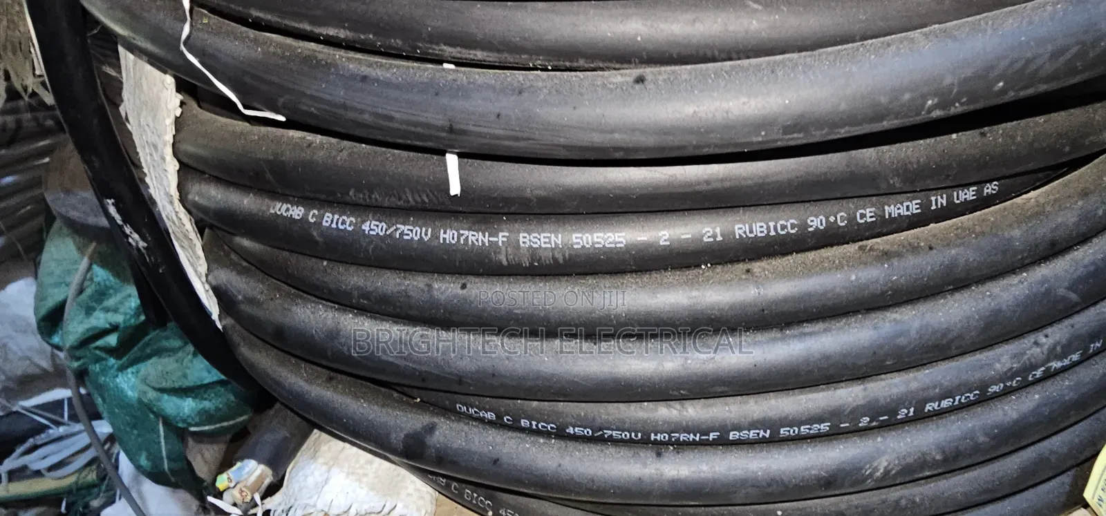 6mmx5core TRS Oil Resistant Cable
