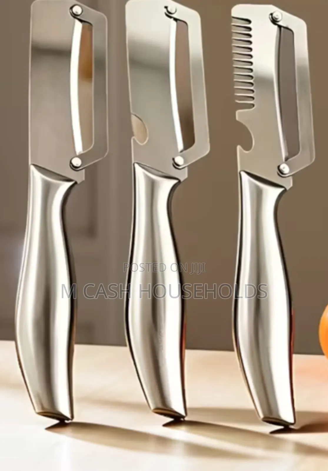 3in1 Vegetable Peeler, Garnishing Tool and Bottle Opener