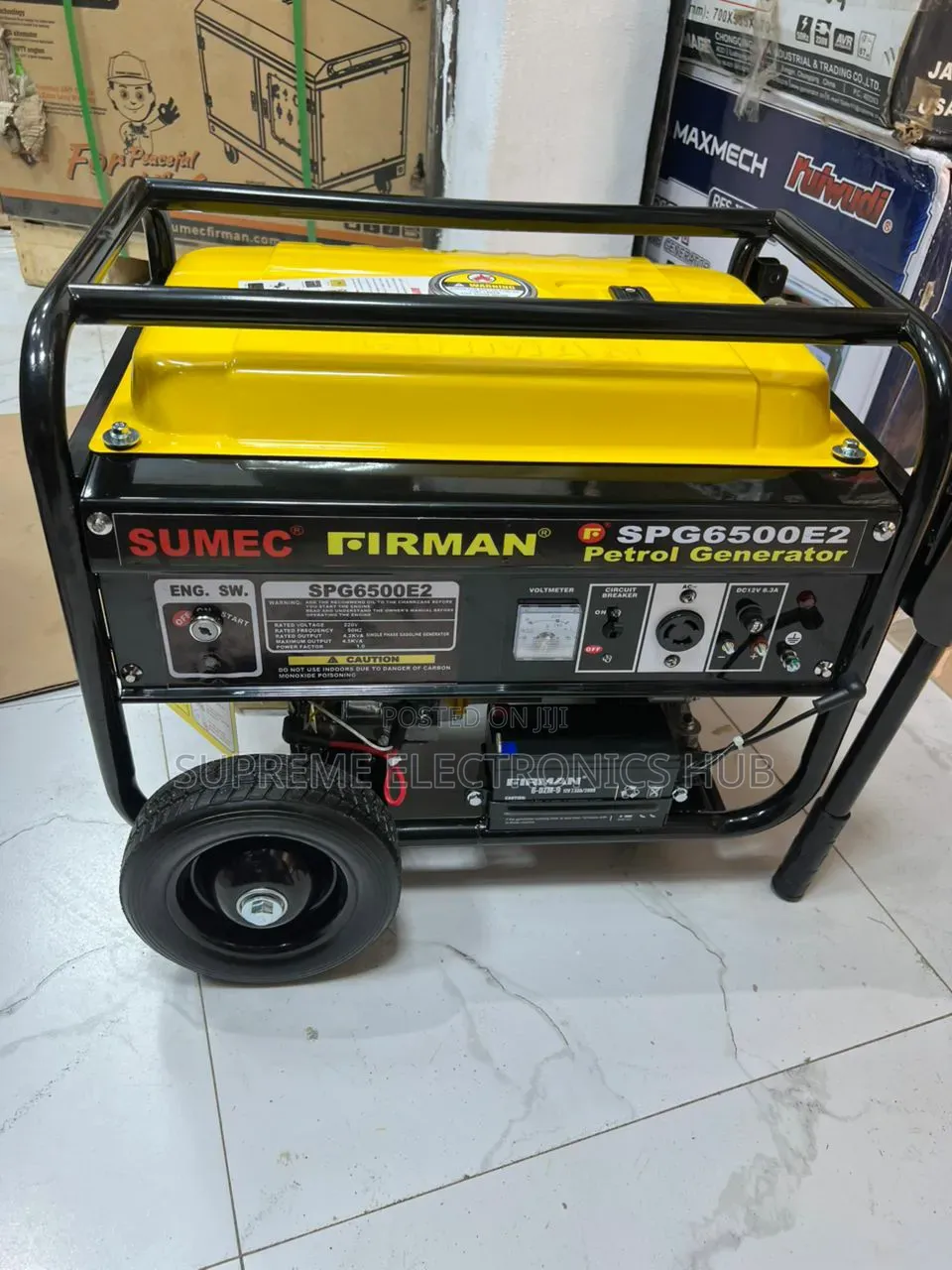 Original SPG6500E2 Sumec Firman Key Start Copper Coil Petrol Generator