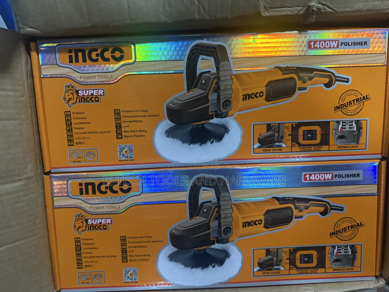 Ingco 1400W Variable Speed Angle Polisher