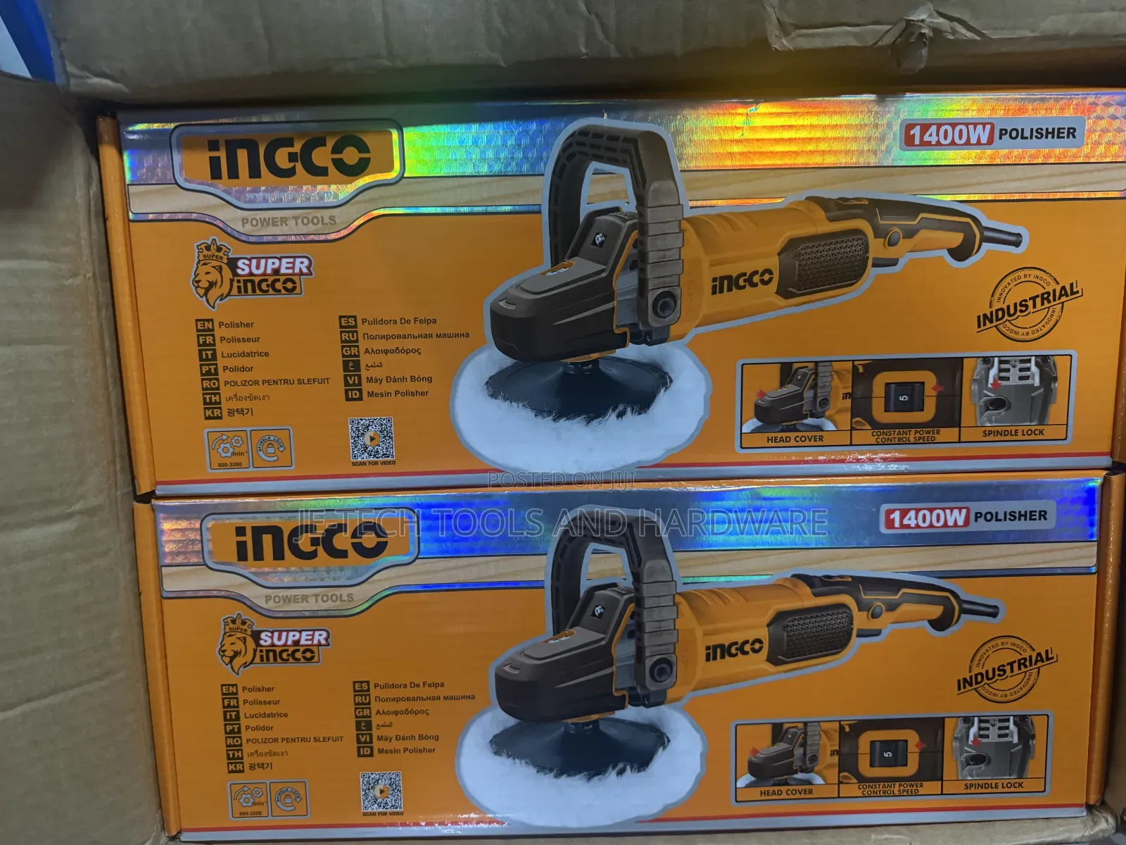 Ingco 1400W Variable Speed Angle Polisher