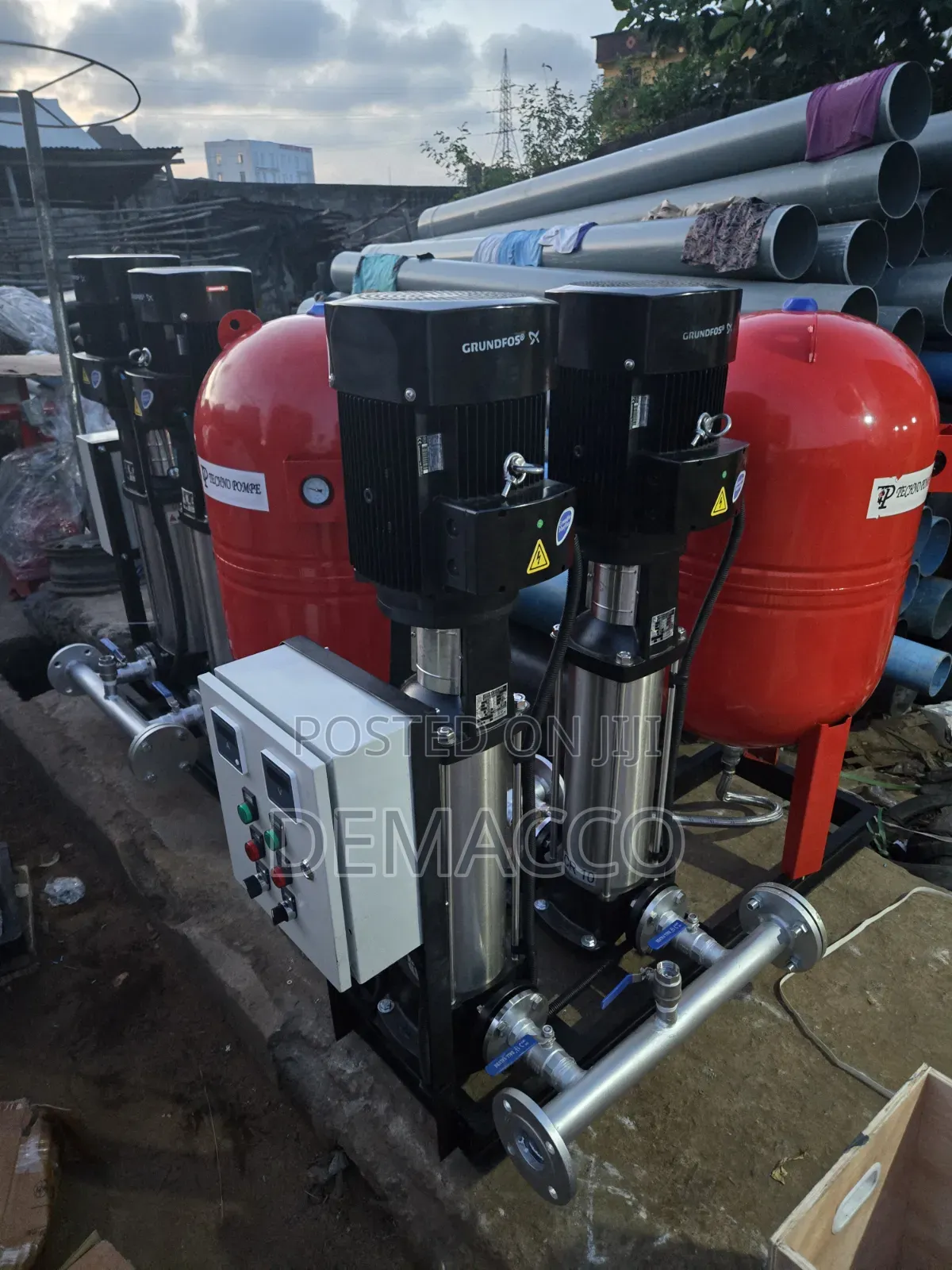 Grundfos Booster Pump Machine