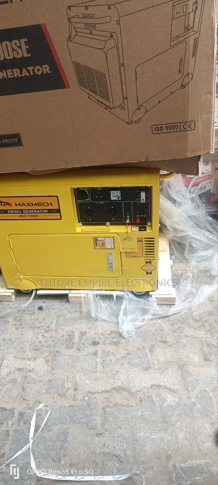 Original 10.5kva Maxmech Soundproof Generator 💯 Copper Coil