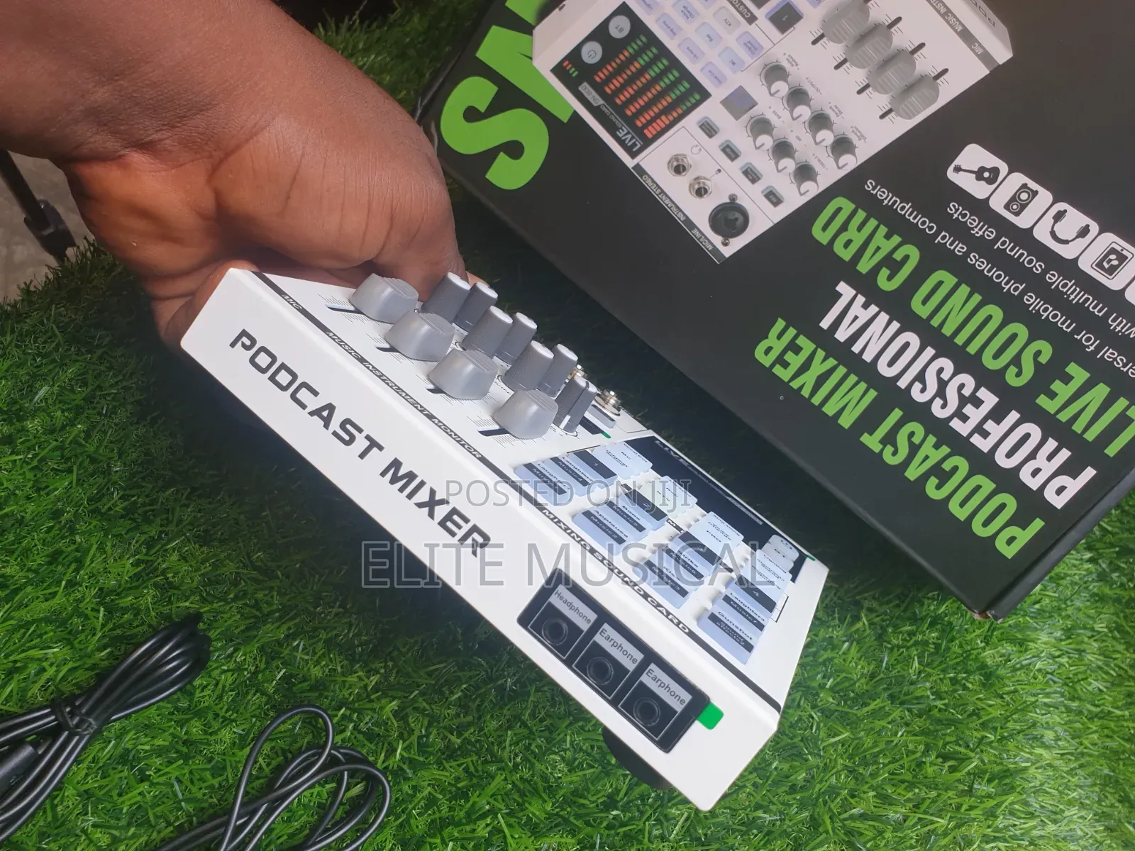 SN-800 Audio Mixer & Live Soundcard Podcasting,live Streaming & Music