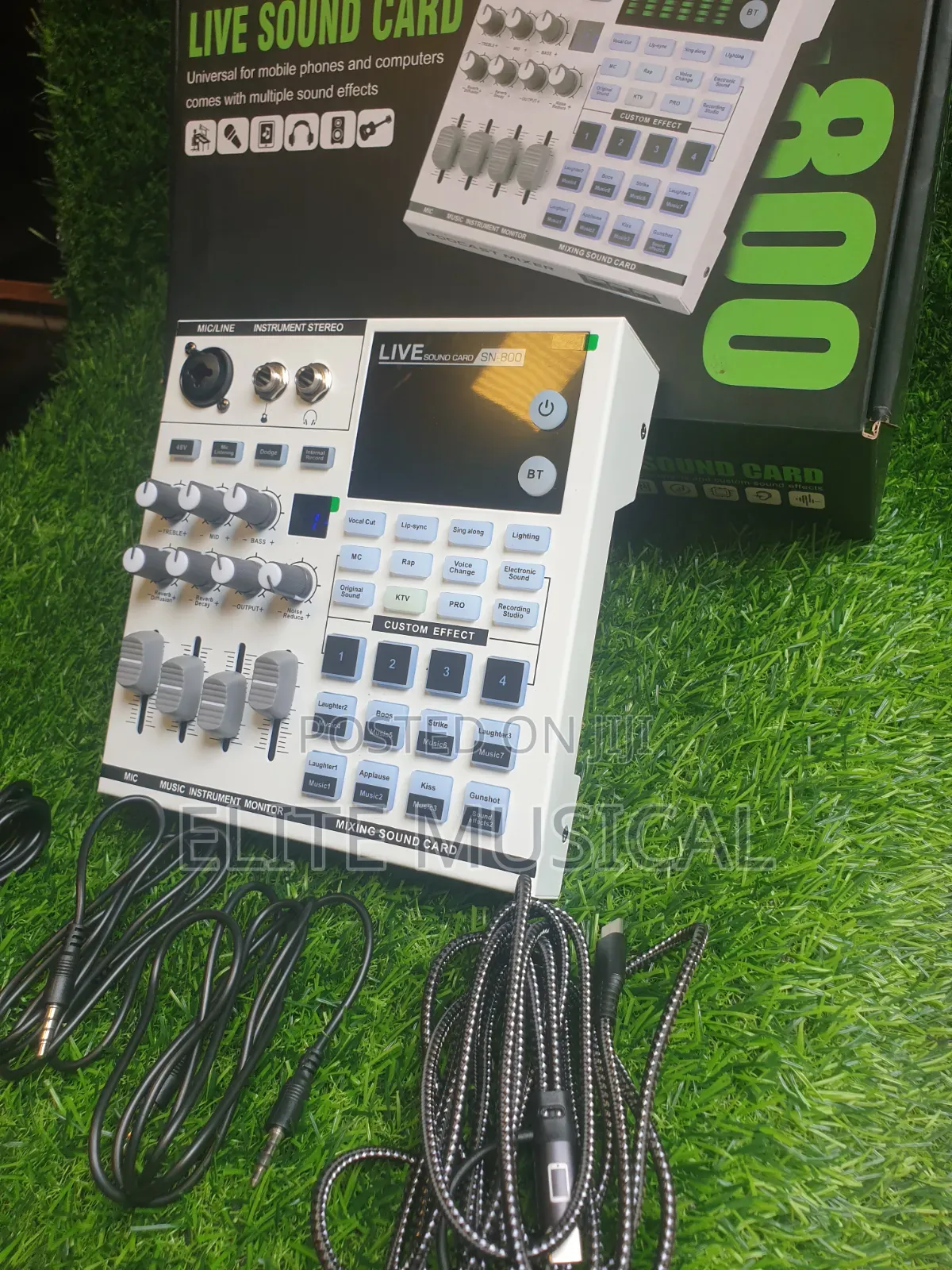 SN-800 Audio Mixer & Live Soundcard Podcasting,live Streaming & Music
