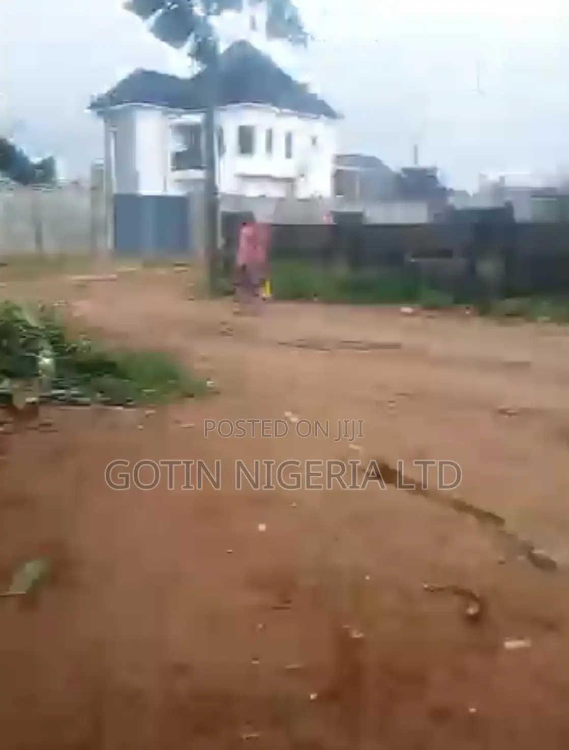50×100ft Land With Building at Okabere