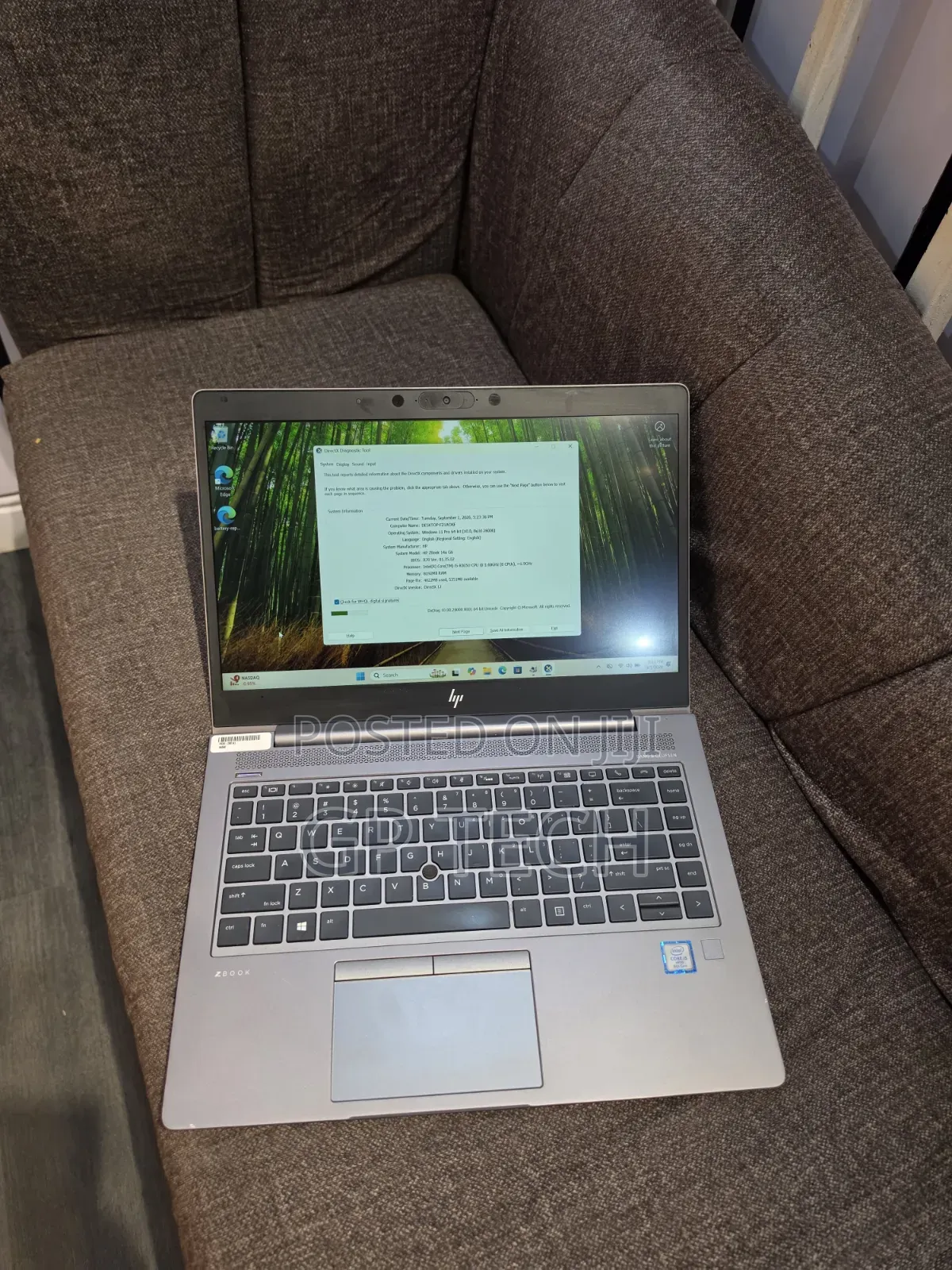 Laptop HP ZBook 14u G6 8GB Intel Core i5 SSD 256GB