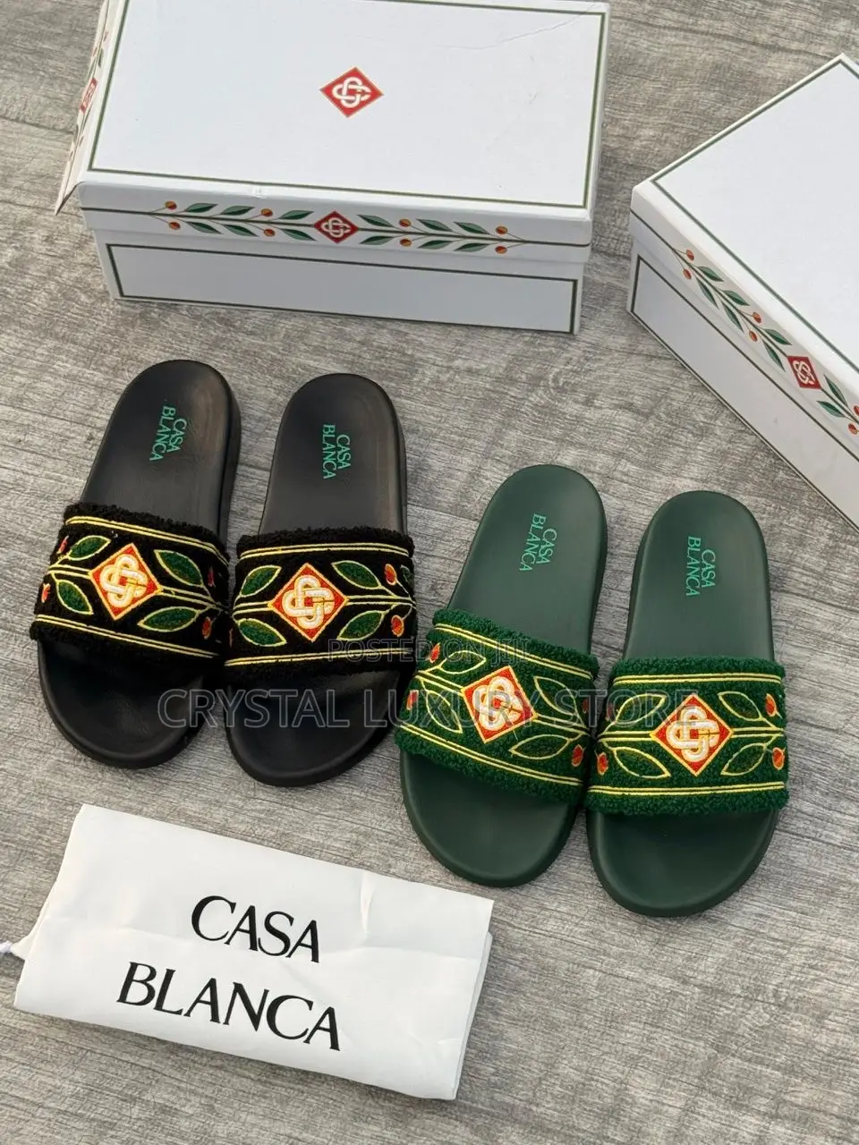 Casablanca Quality Luxury Men Slide