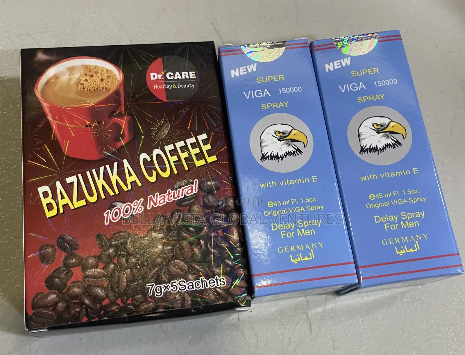 Long-Lasting Combo | Bazukka Coffee + Viga Delay Spray for Men