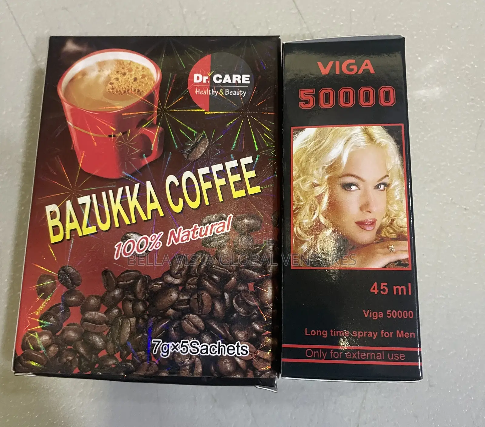 Bazukka Coffee + Viga 50000 Long-Time Spray | Men’s Combo