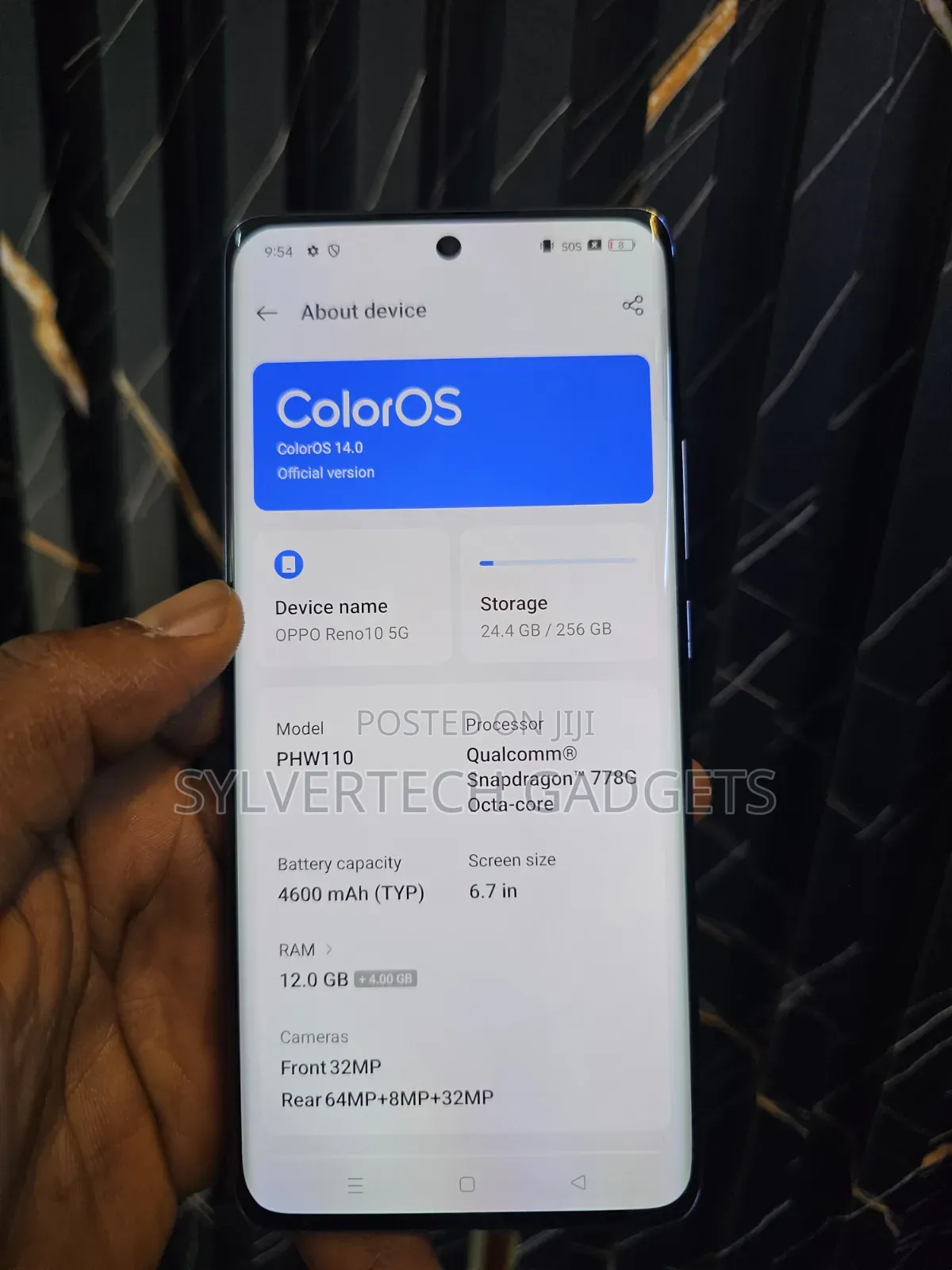 Oppo Reno 10 5G 256 GB Blue