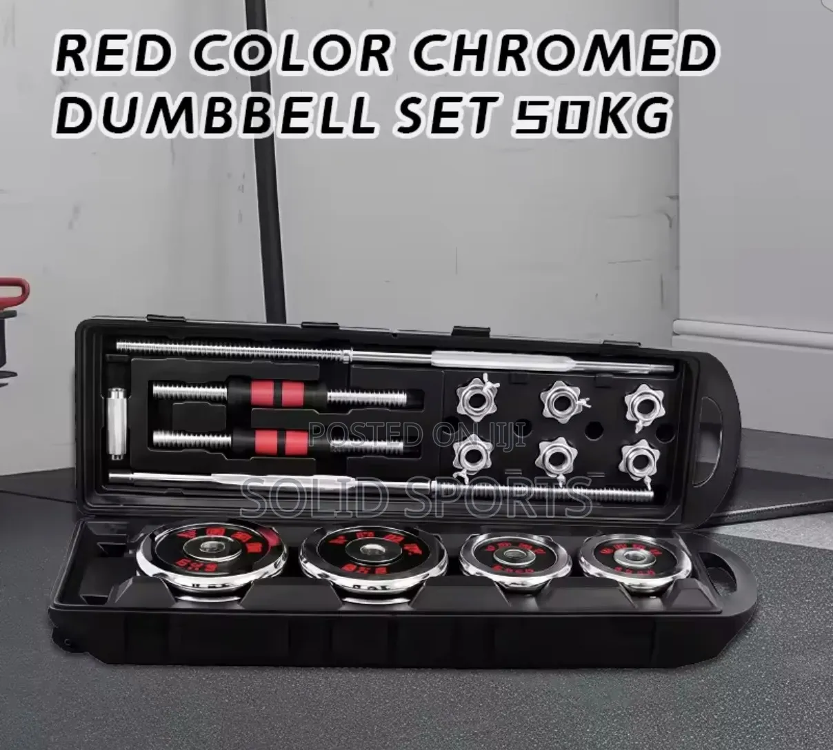 50kg Chrome Dumbbell Box
In Stock, Ready to Ship