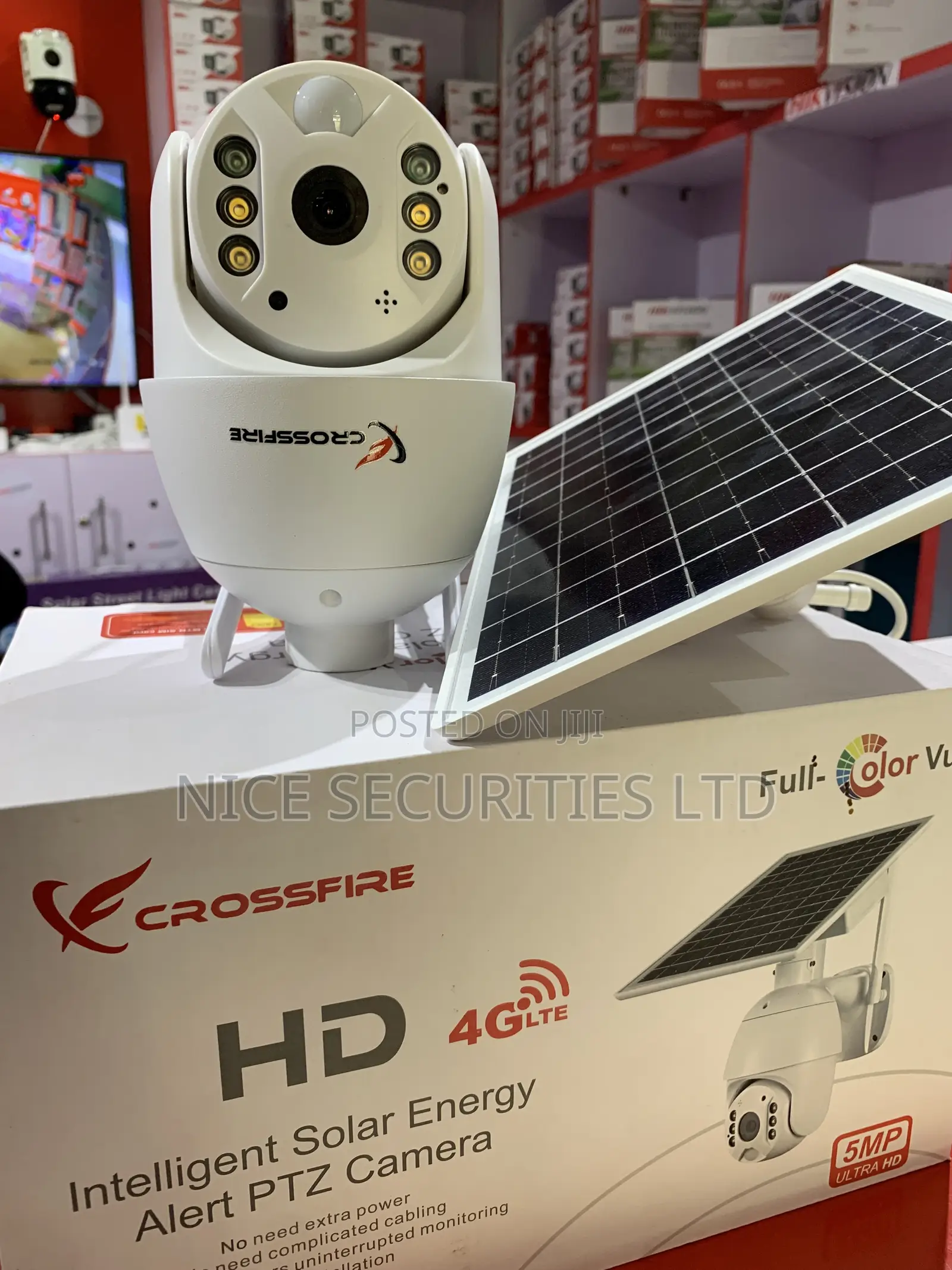 HD Intelligent Solar Energy Alert PTZ Camera 5MP