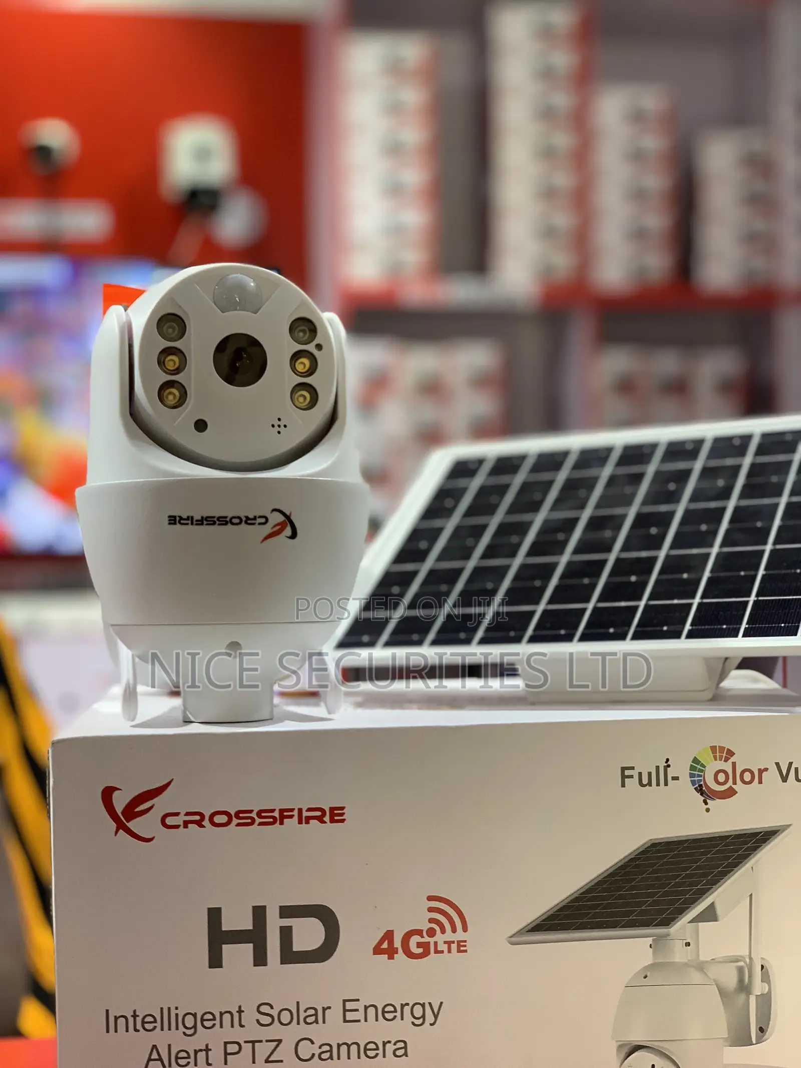 HD Intelligent Solar Energy Alert PTZ Camera 5MP