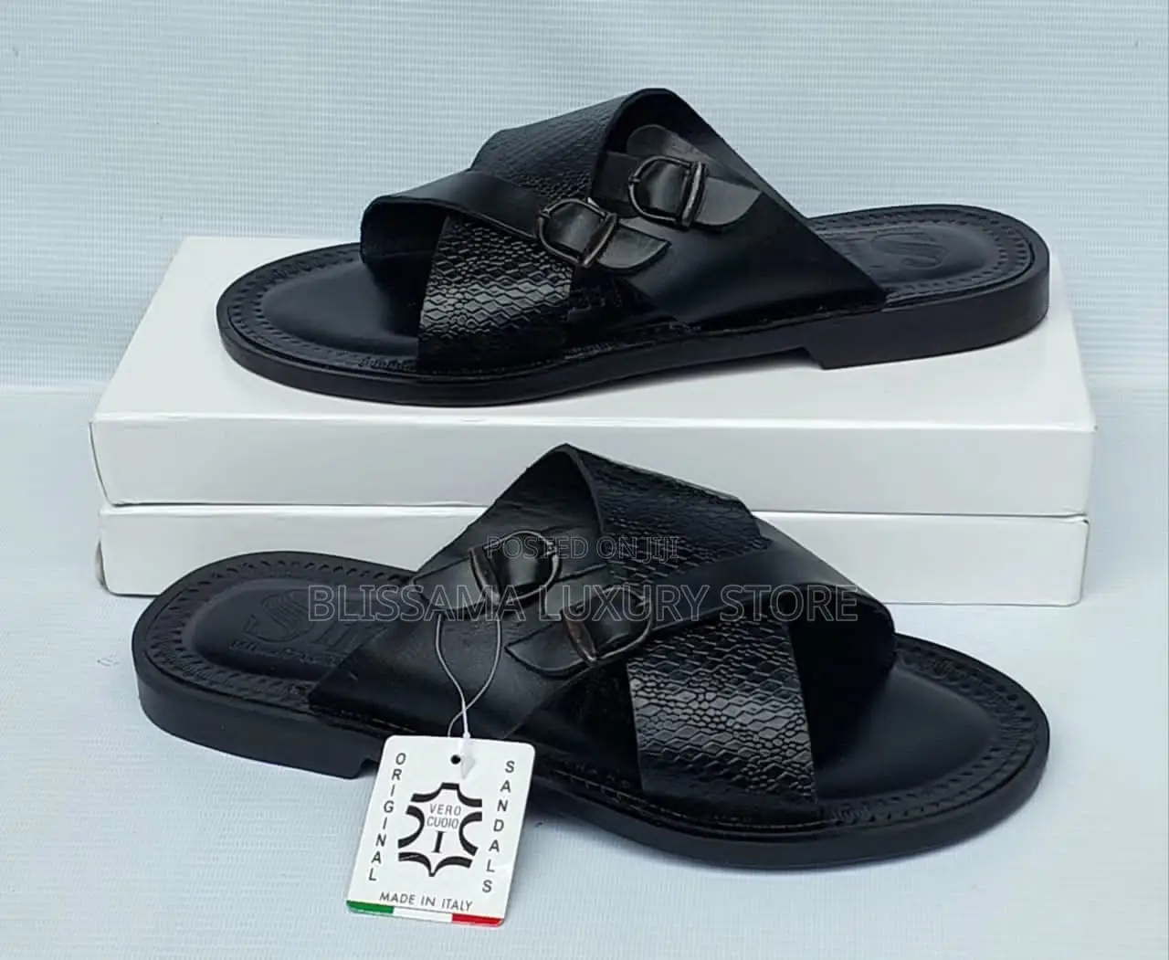 Vero Cuoio Genuine Leather Men Sandals –Comfortable, Durable & Stylish