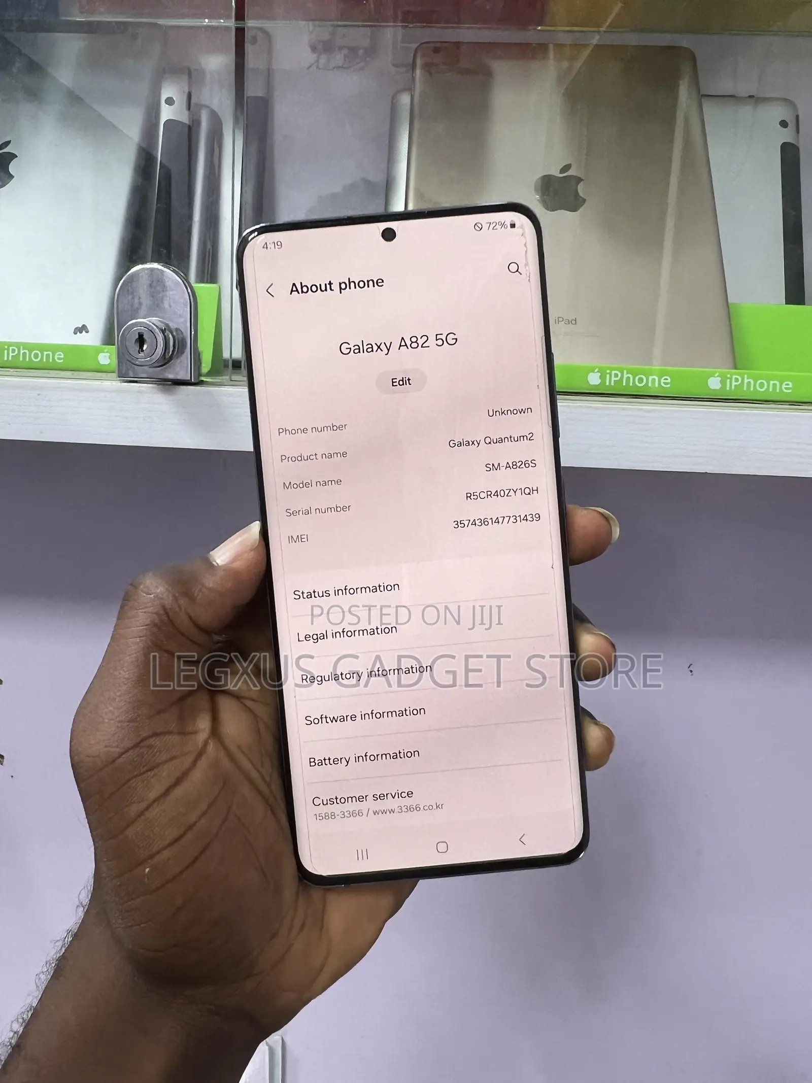Samsung Galaxy A82 5G (Galaxy Quantum 2) 128 GB Black