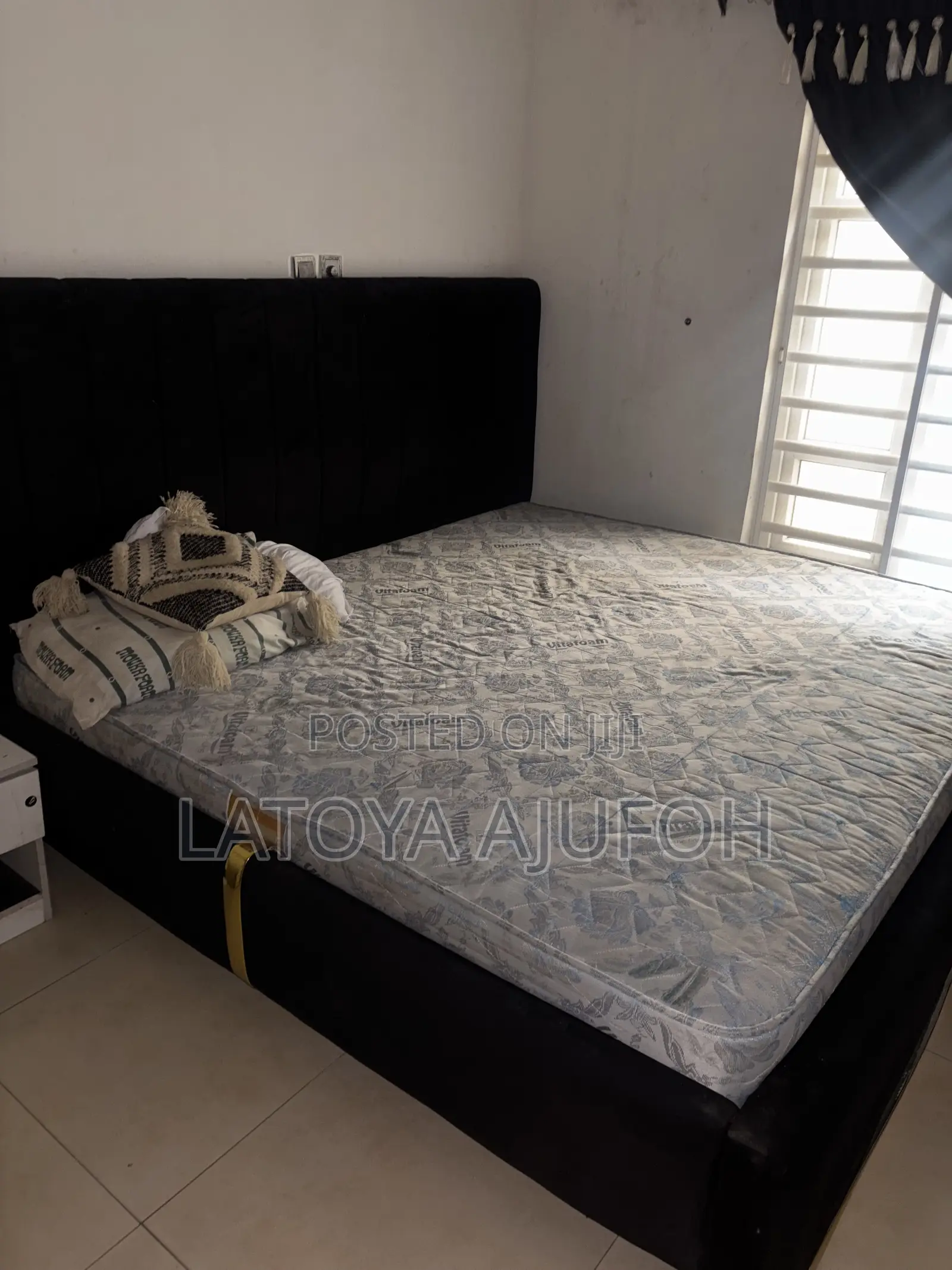 Bed Frame and a Good Vitaform for Sale