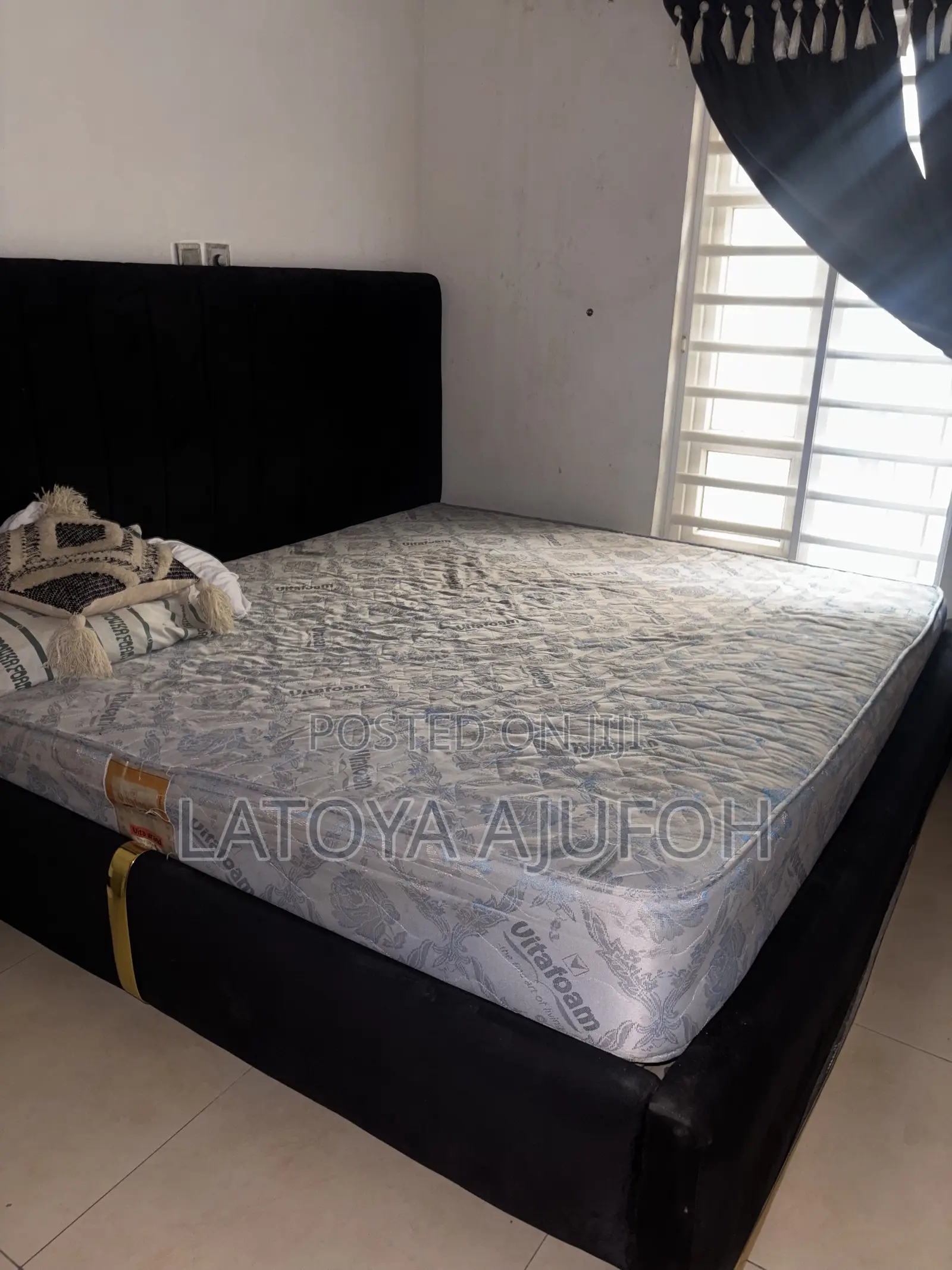 Bed Frame and a Good Vitaform for Sale
