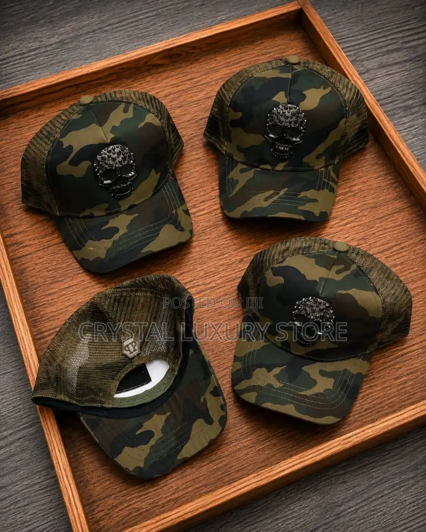 Amry Quality Luxury Men Face Cap