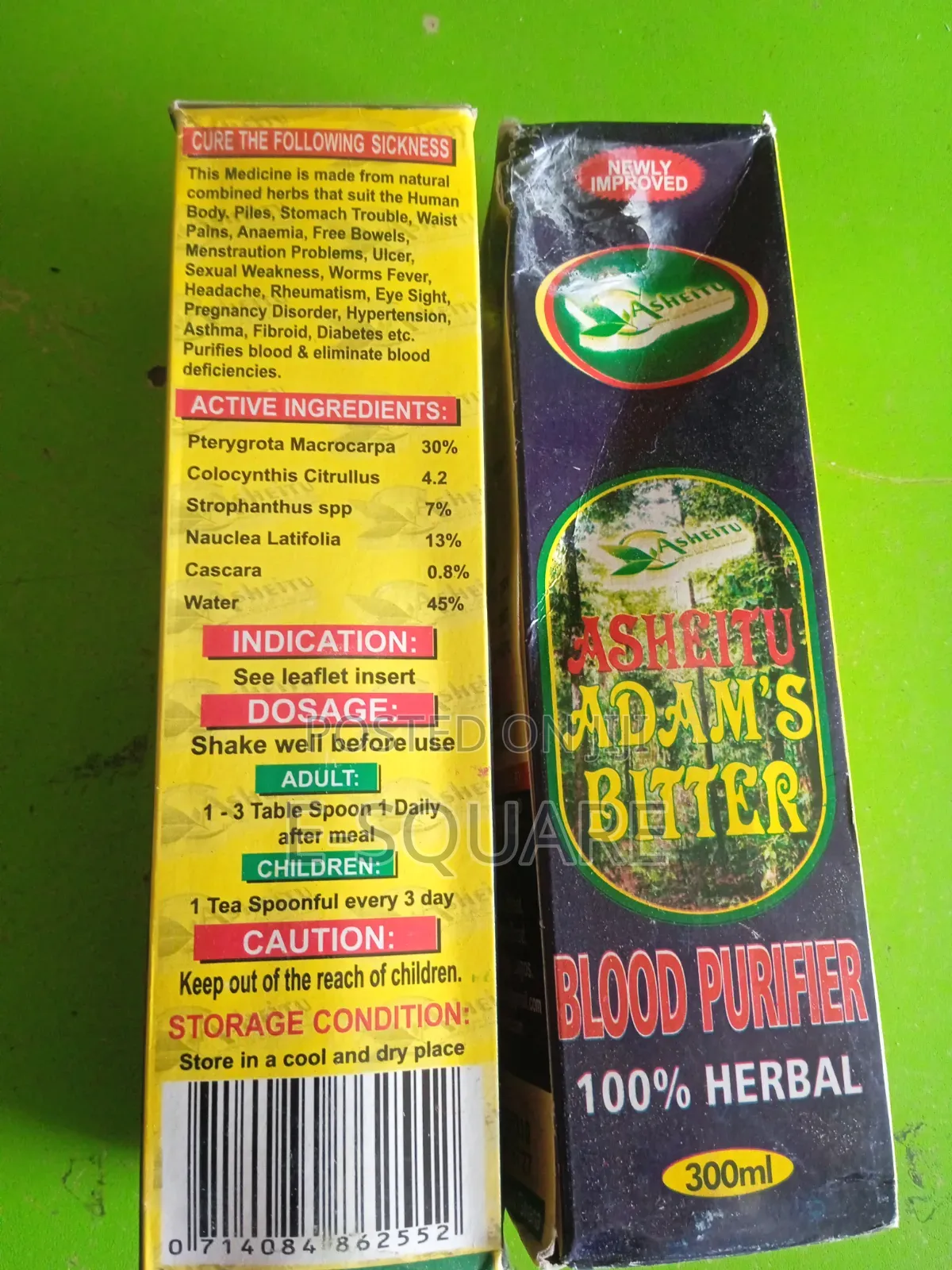 Asheitu Adams Bitters (Blood Purifier)