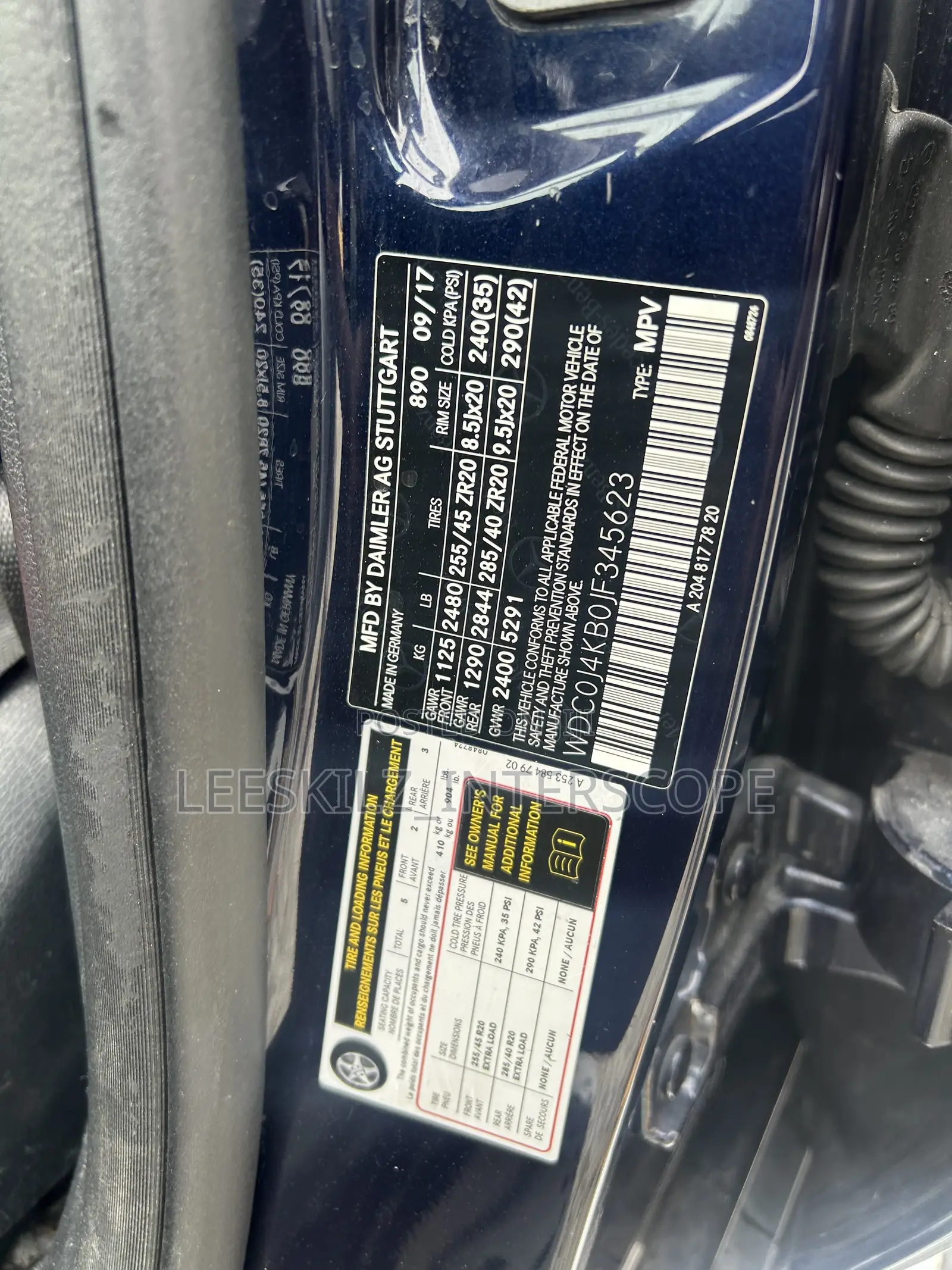 Mercedes-Benz GLC-Class 2018 Blue