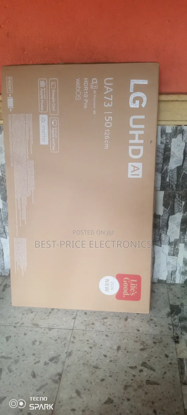 LG 50 Inches Smart TV With Built in Apps and Wifi