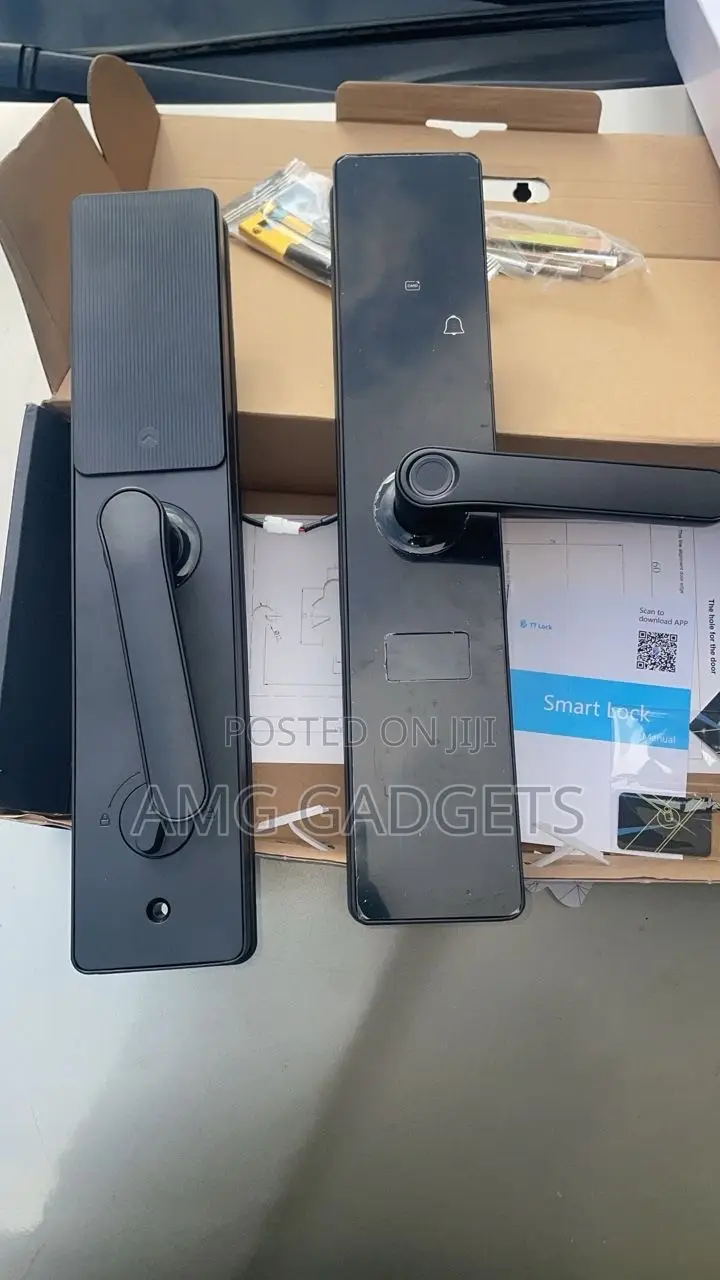 Large Handle Smart Door Lock With Finger Print