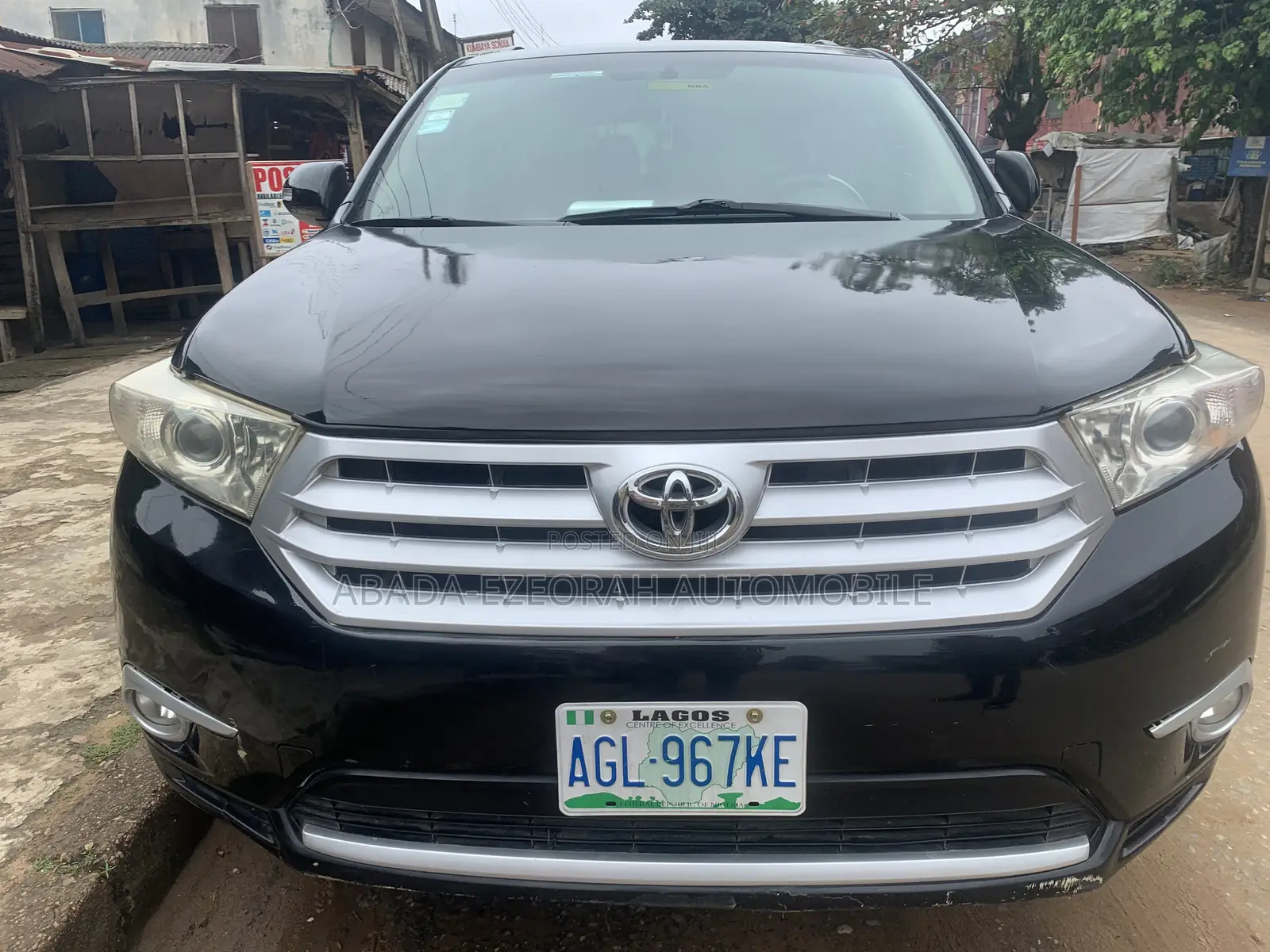 Toyota Highlander Limited 2012 Black