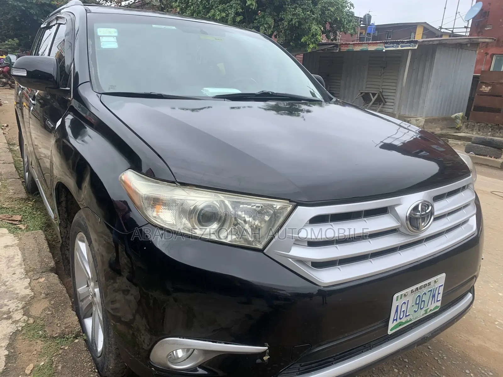 Toyota Highlander Limited 2012 Black