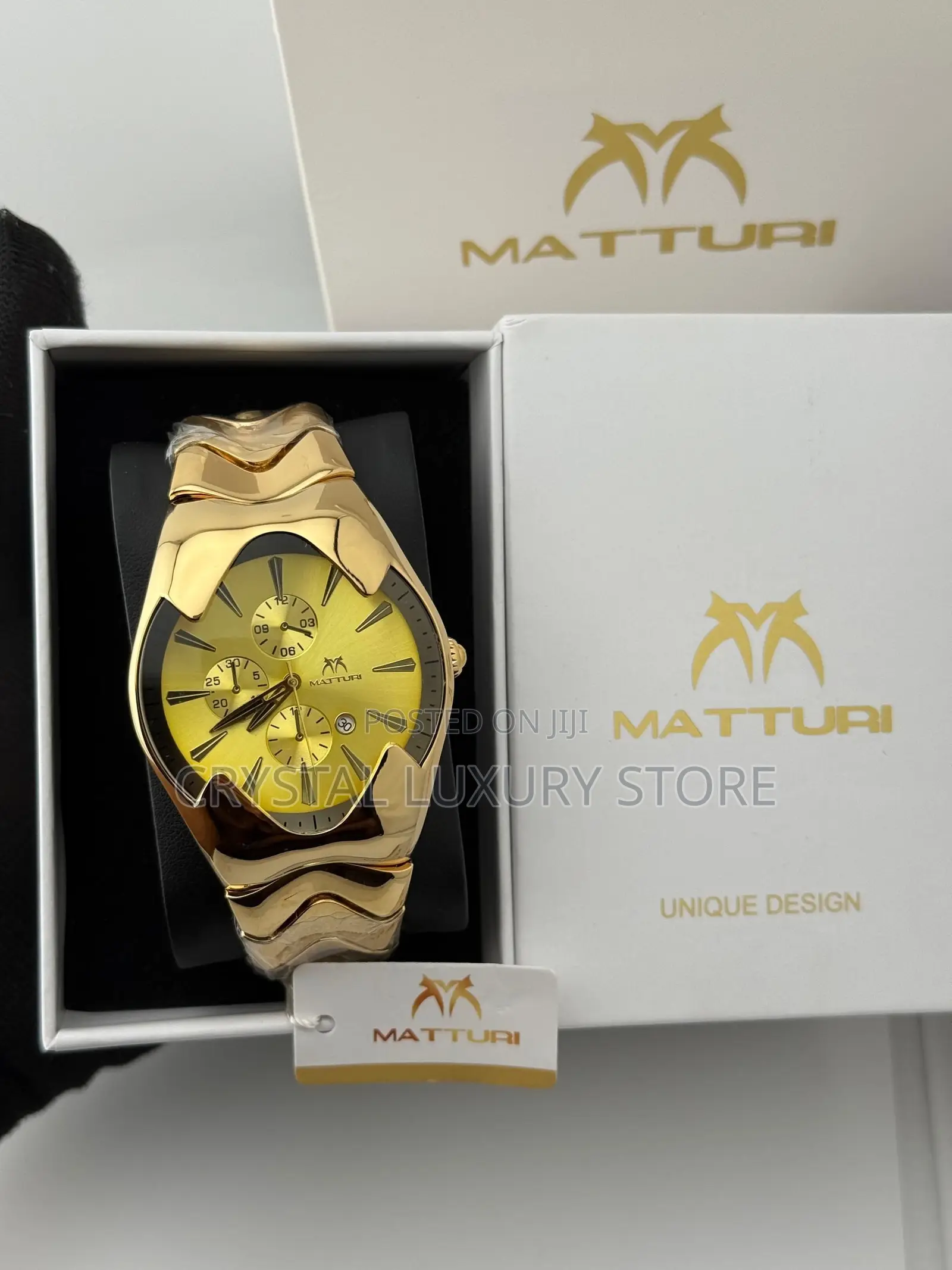 Matturi Quality Men Chain Strap Wristwatch