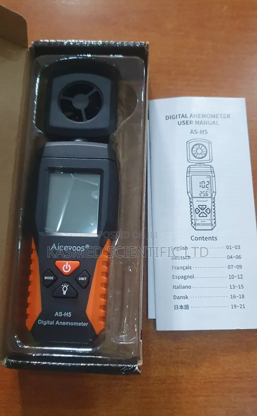 Digital Anemometer Laboratory and Geography