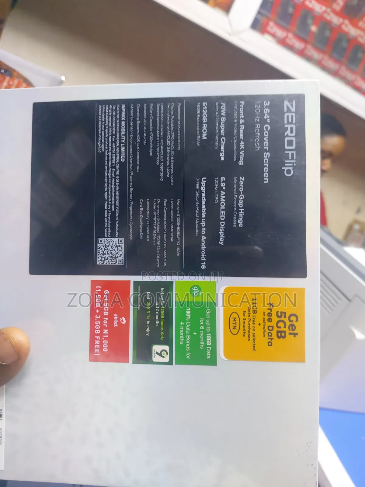New Infinix Zero Flip 512 GB Black