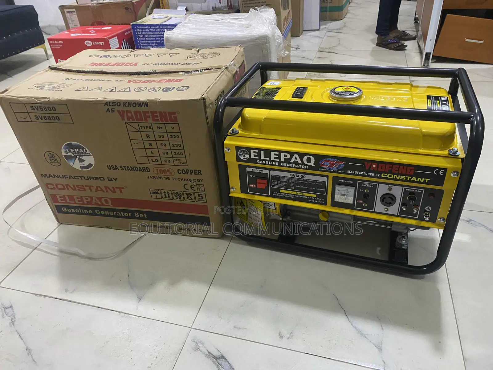 Elepaq SV6800 Gasoline Generator – Reliable Power