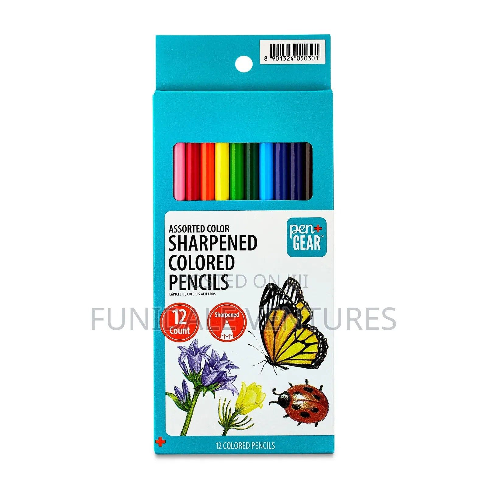 12 Pen+Gear Colouring Pencils