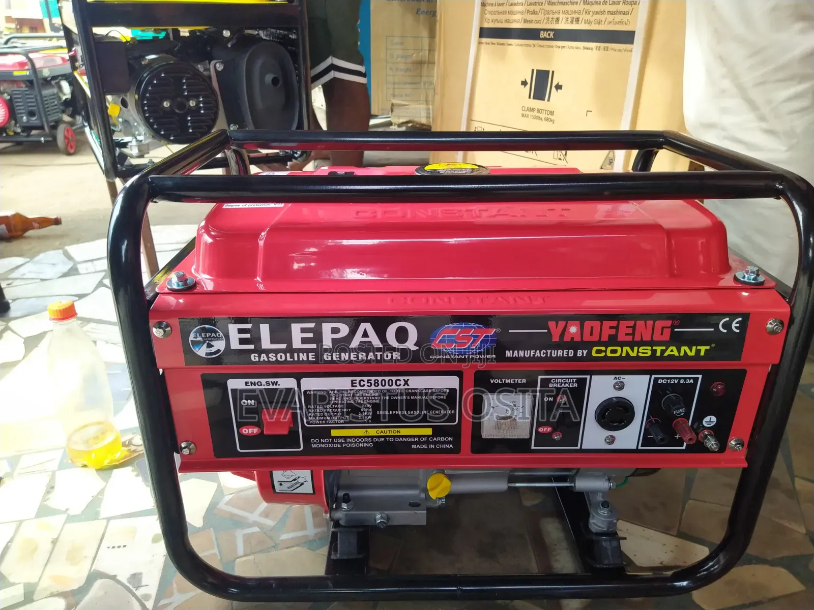 Manuel CONSTANTS GENERATOR Ec5800cx Manuel