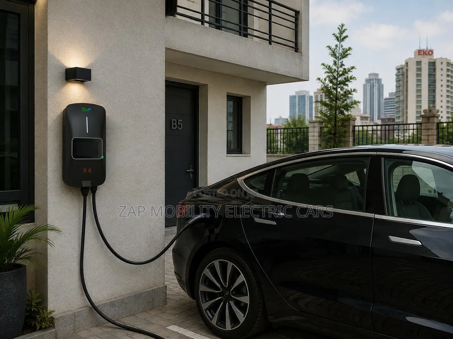 Zap 7kW Smart EV Wallbox AC Charger – Fast & Secure Home Charging