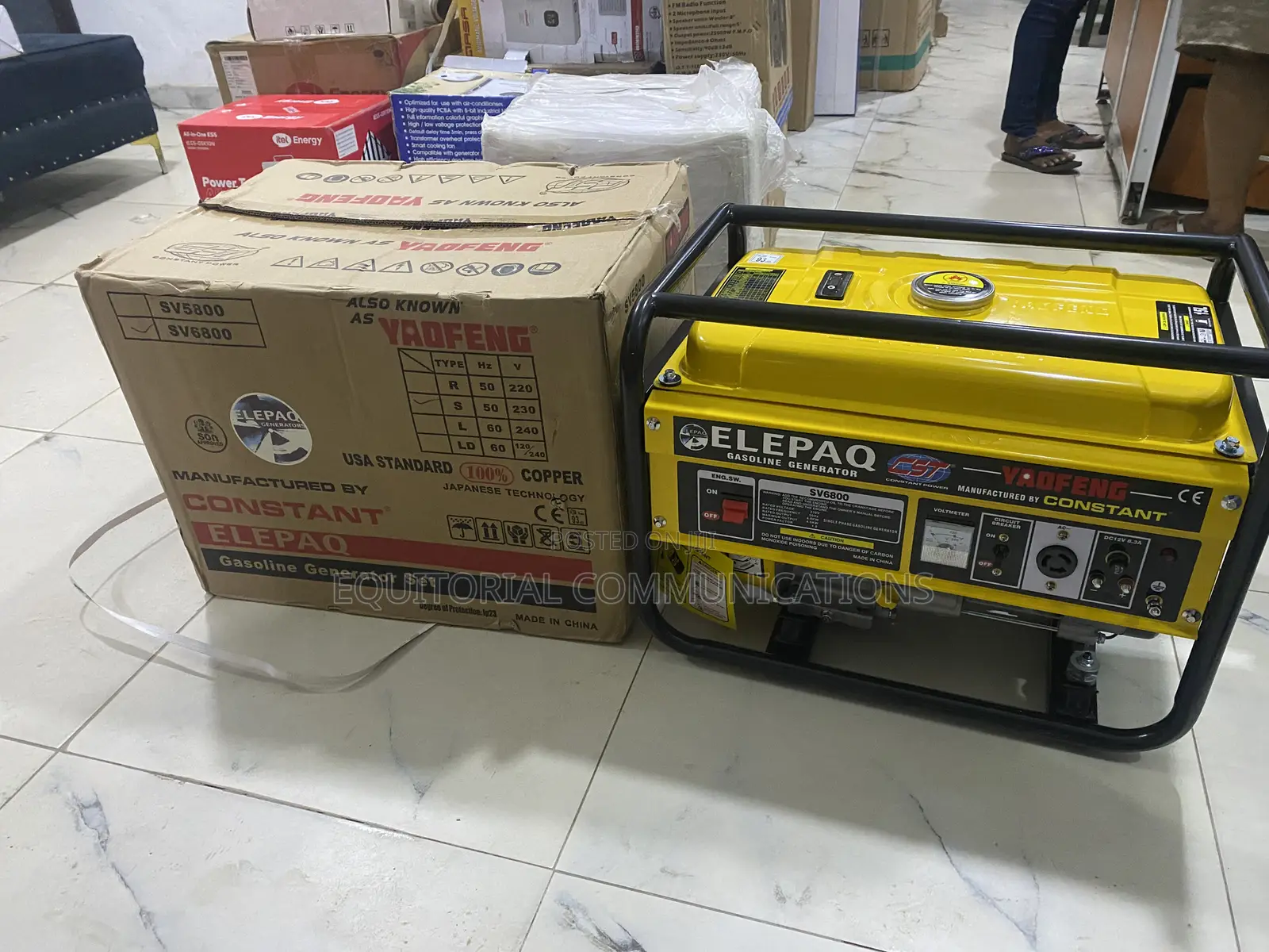 Get Your Elepaq SV6800 Petrol Generator Today