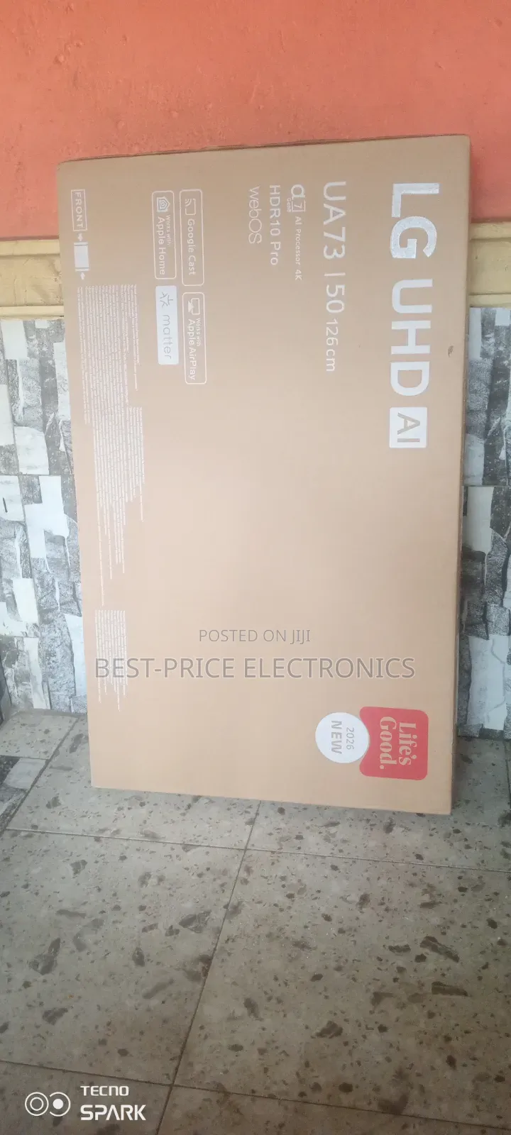 LG 50 Inches Android Smart TV Netflix Ready