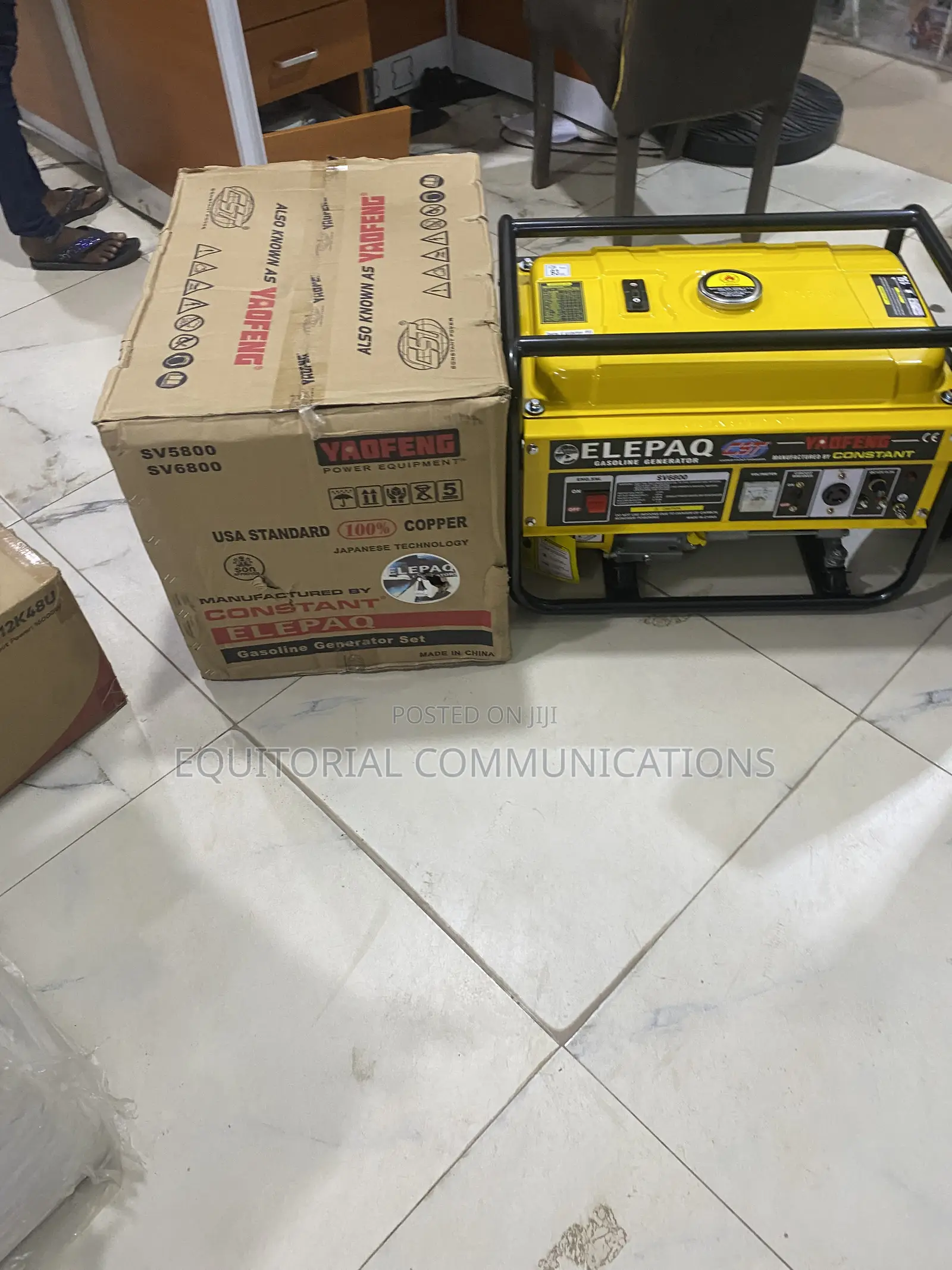 Elepaq SV6800 Petrol Generator – Ready to Work