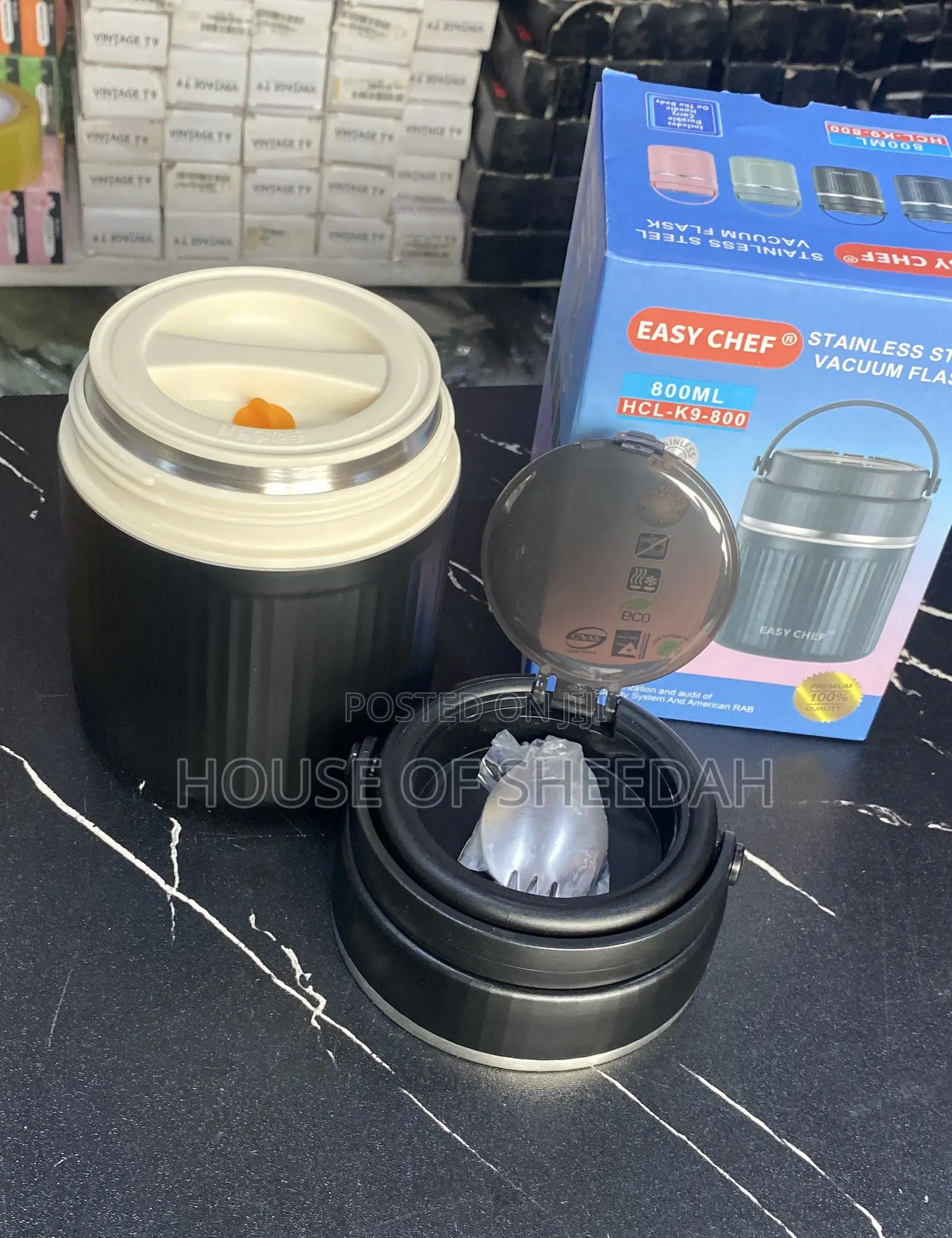 Easy Chef Stainless Steel Vacuum Flask
