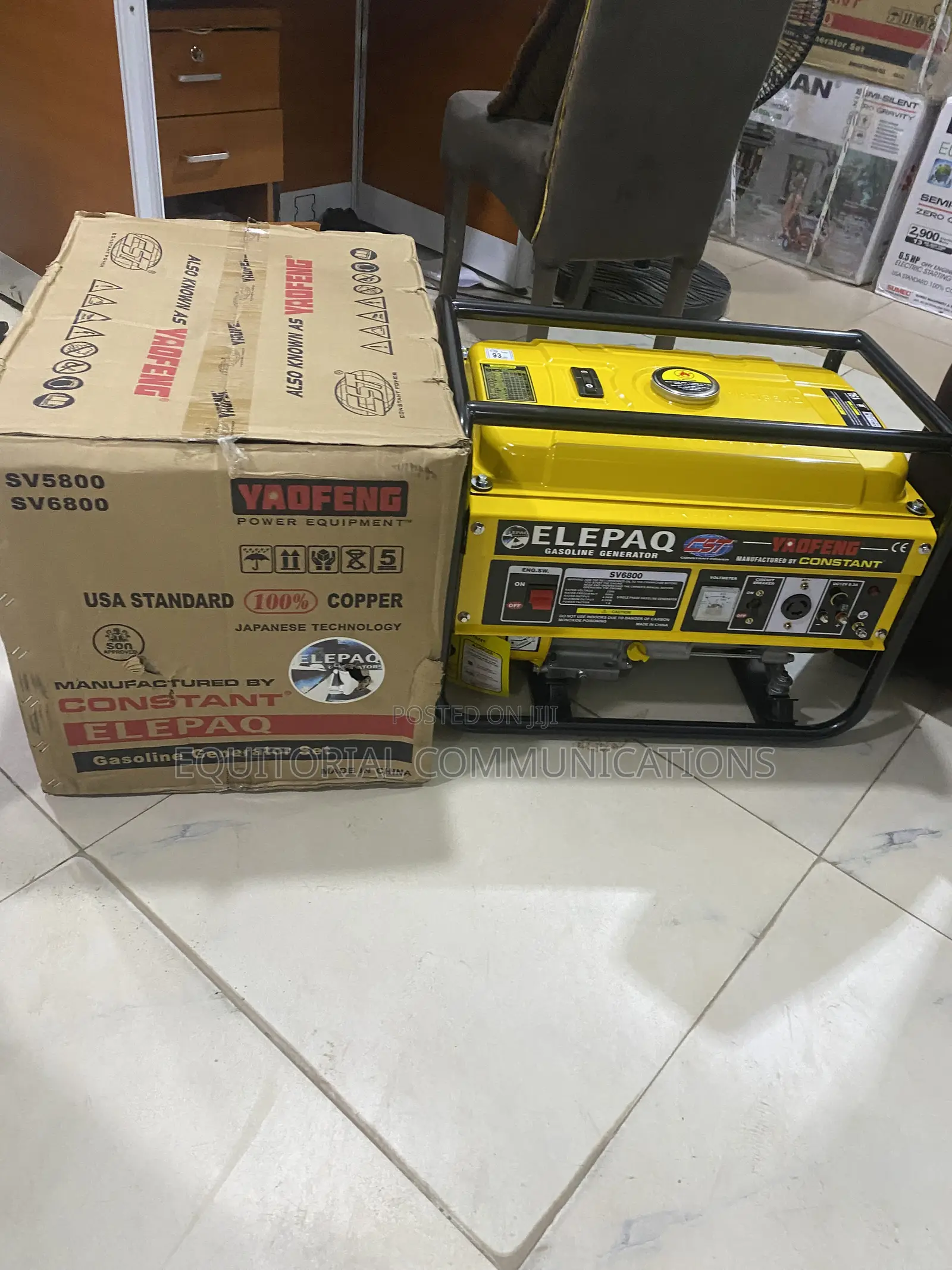 Elepaq SV6800 Petrol Generator – Perfect for Home